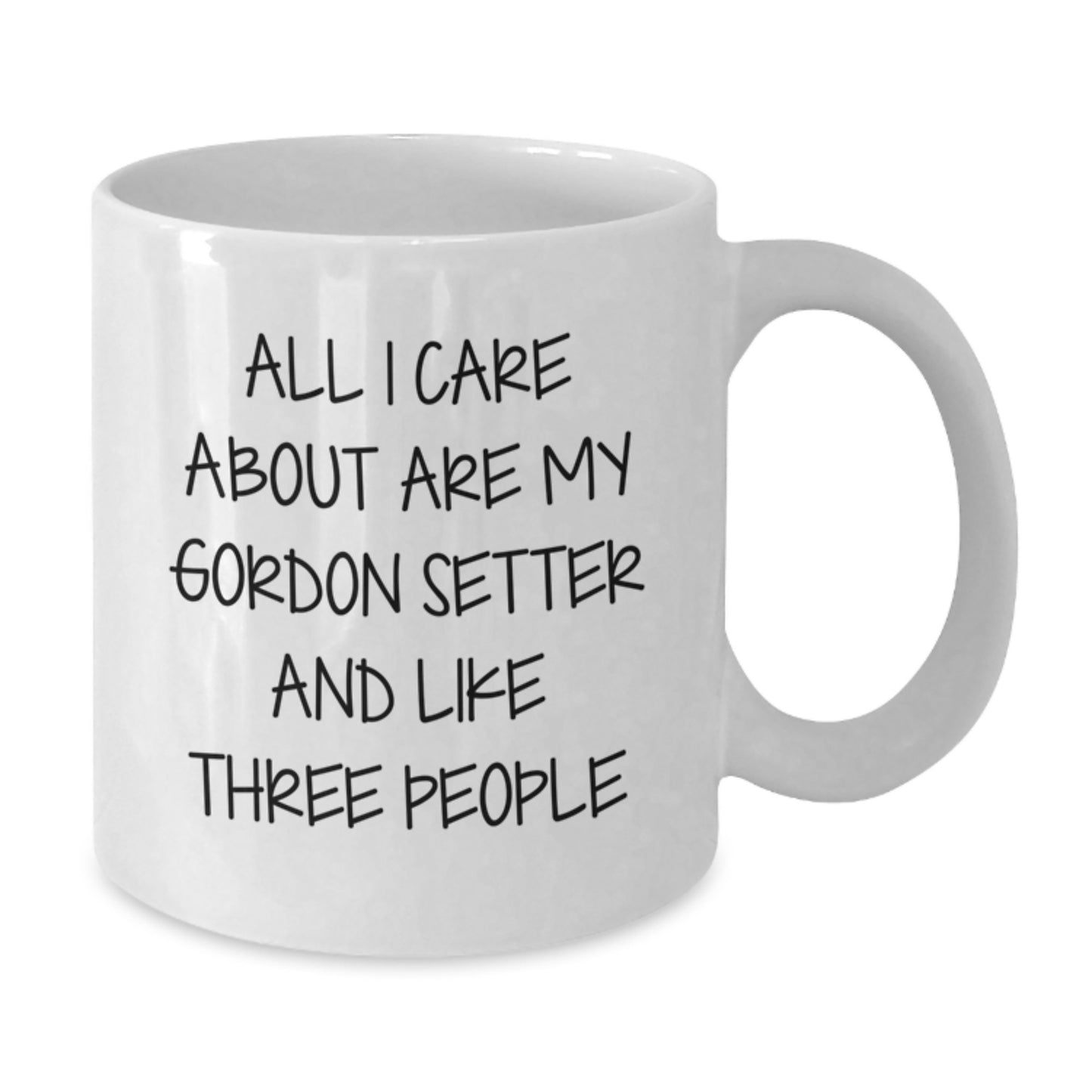 Funny Gordon Setter Dog Lover Gifts from Family - White Coffee Mug - Birthday Unique Gifts for Him or Her - Additional