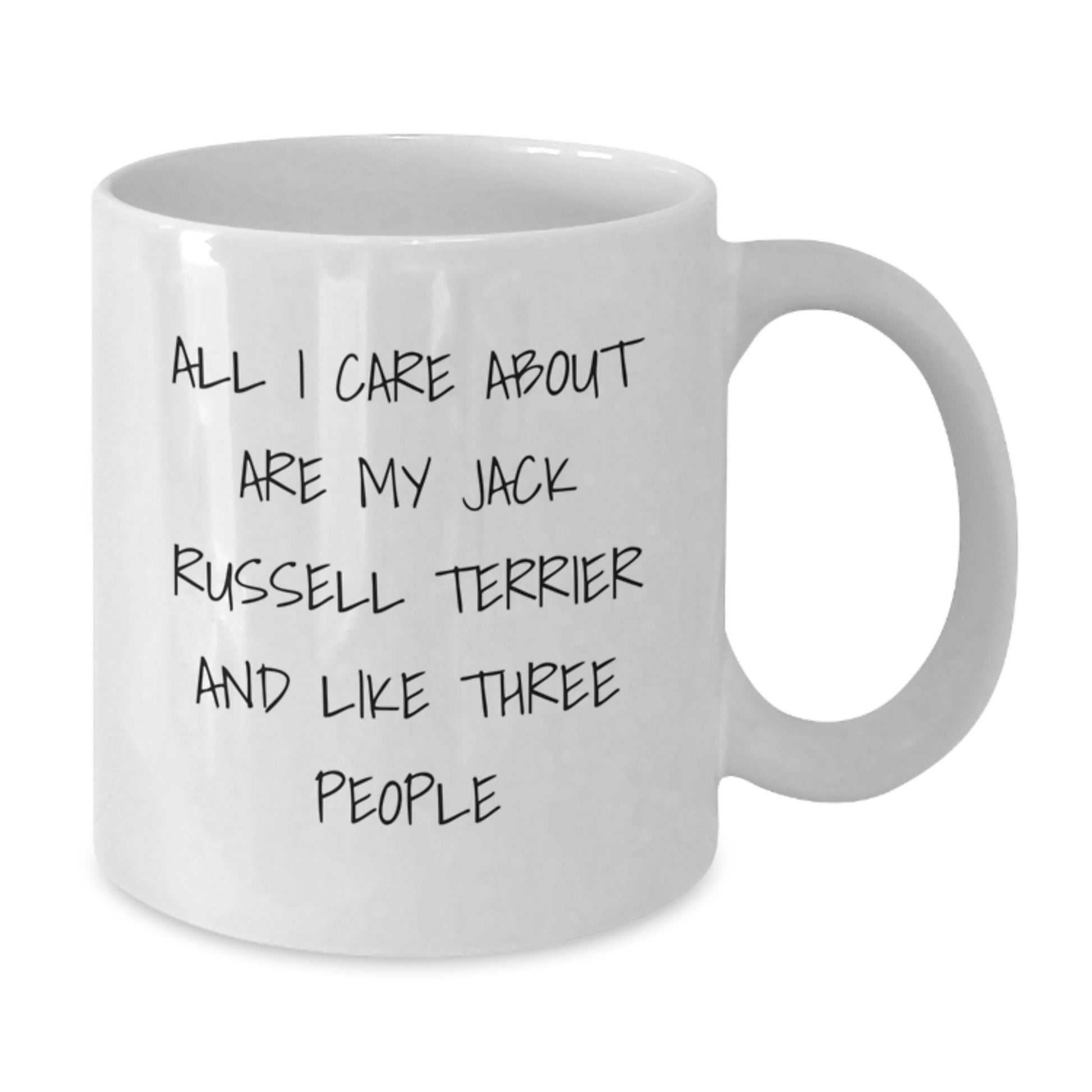 Funny Gifts from Friends for Jack Russell Terrier Dog Lover - White Coffee Mug, Birthday Unique Gifts with Cute Jack Russell Terrier Dog Quote - Additional