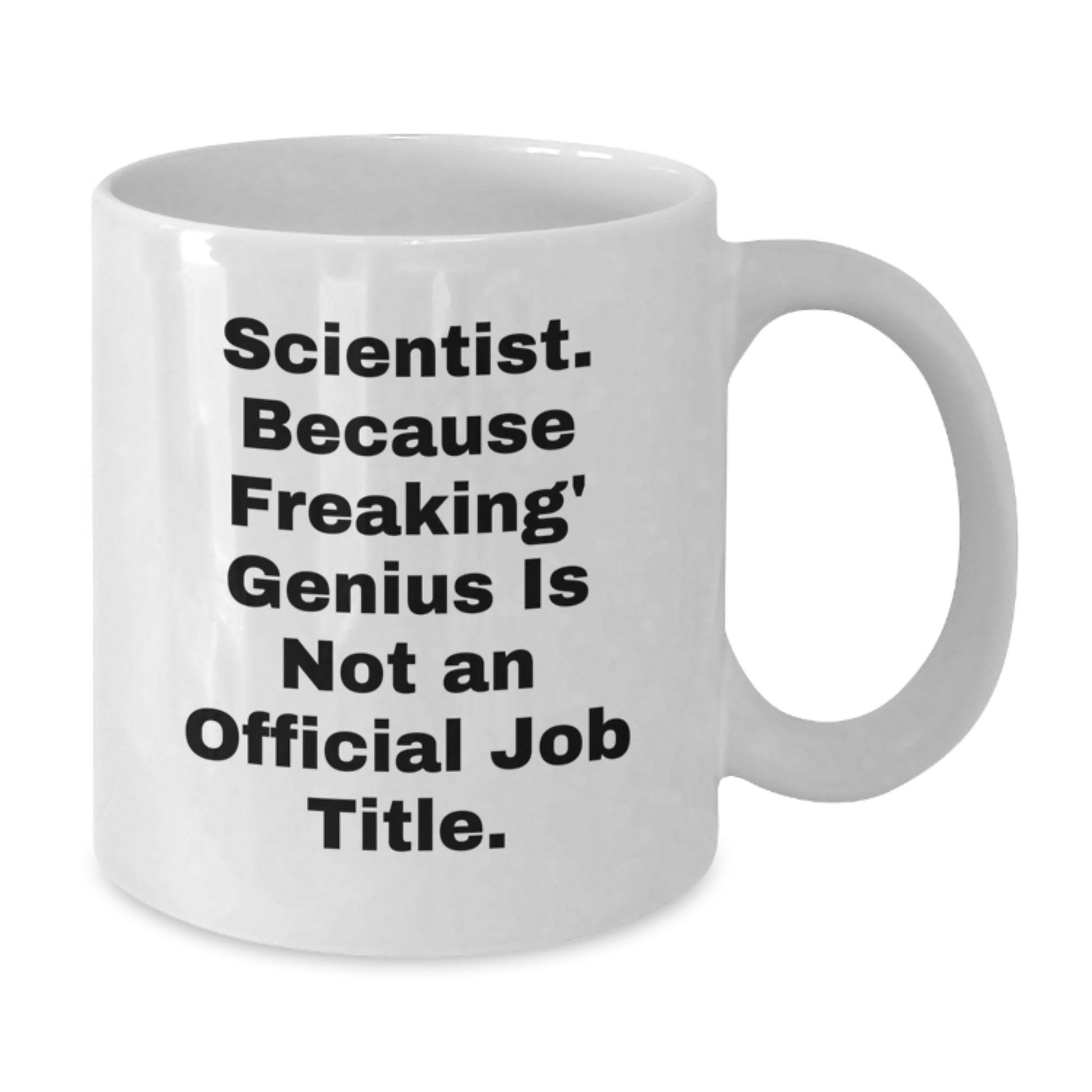 Scientist Keepsake White Coffee Mug for Him Birthday Gift - Additional