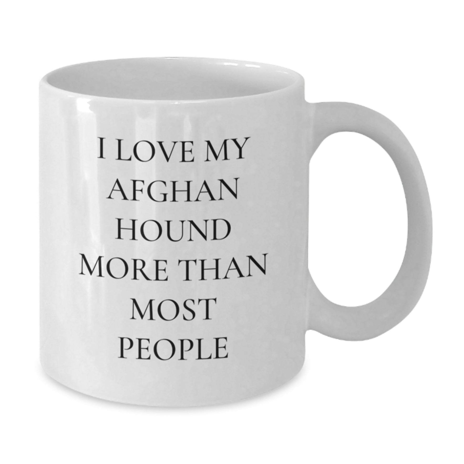 Funny Afghan Hound Dog Gifts from Friends, White Coffee Mug for Afghan Hound Dog Lover, Birthday Unique Gifts - Additional