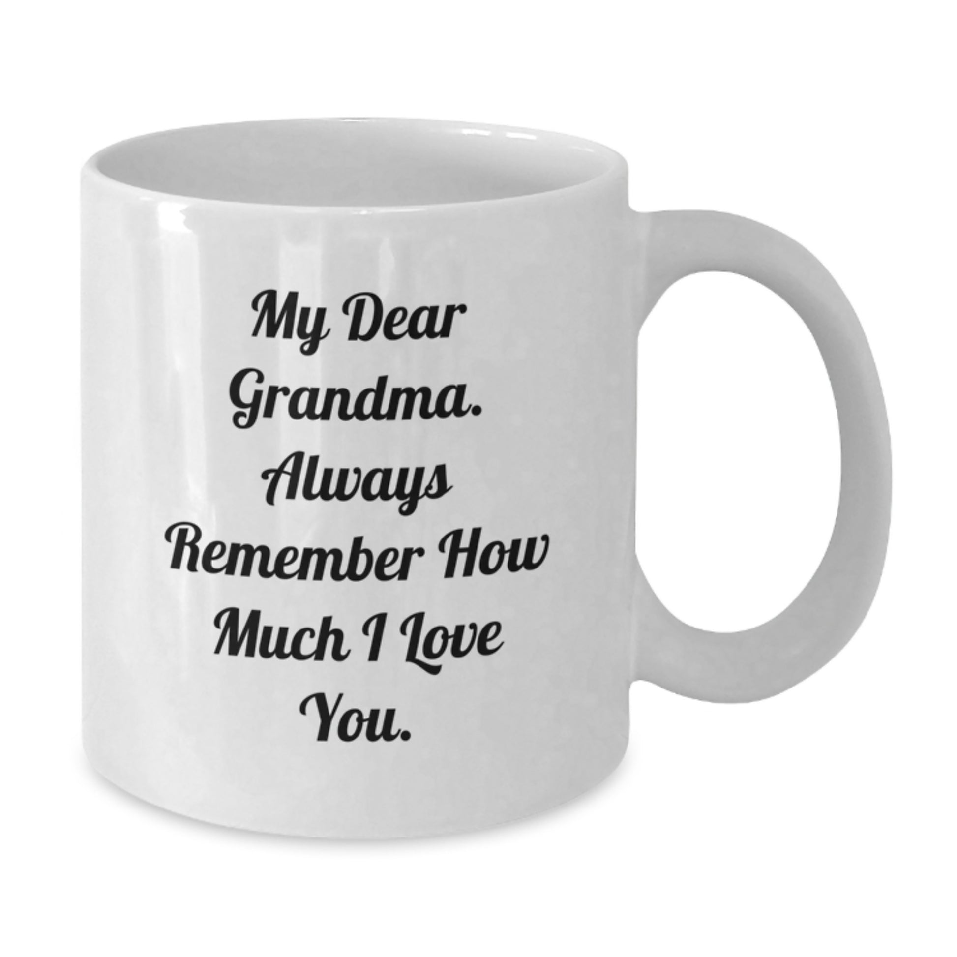 Grandma Keepsake White Coffee Mug for Her Graduation Gift - Additional