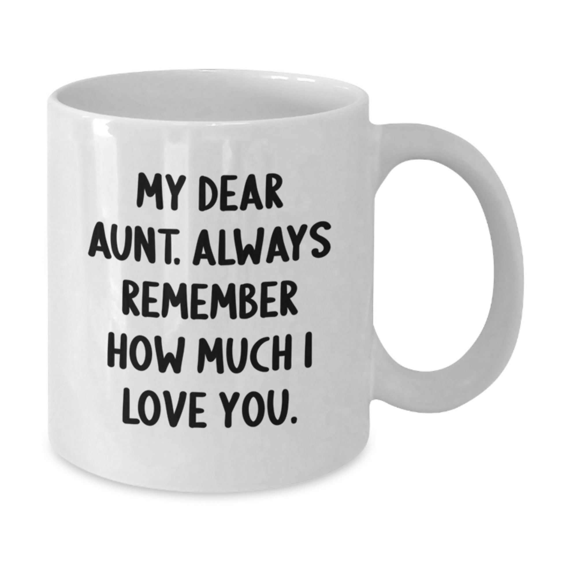Funny Aunt Quotes Gifts from Family for Graduation Unique White Coffee Mug - Additional