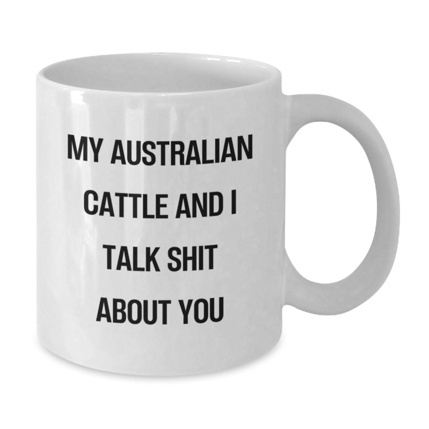 Australian Cattle Dog Keepsake Ceramic White Mug for Him Birthday Gift - Additional