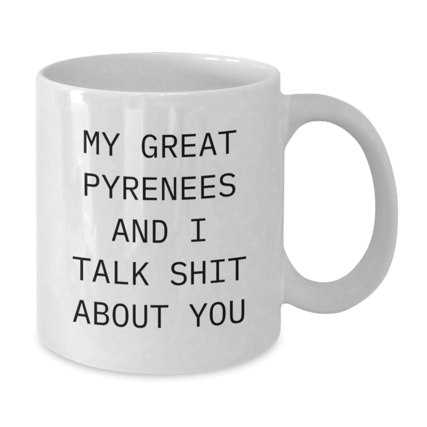Great Pyrenees Keepsake Surprise White Coffee Mug for Him Birthday Gift - Additional