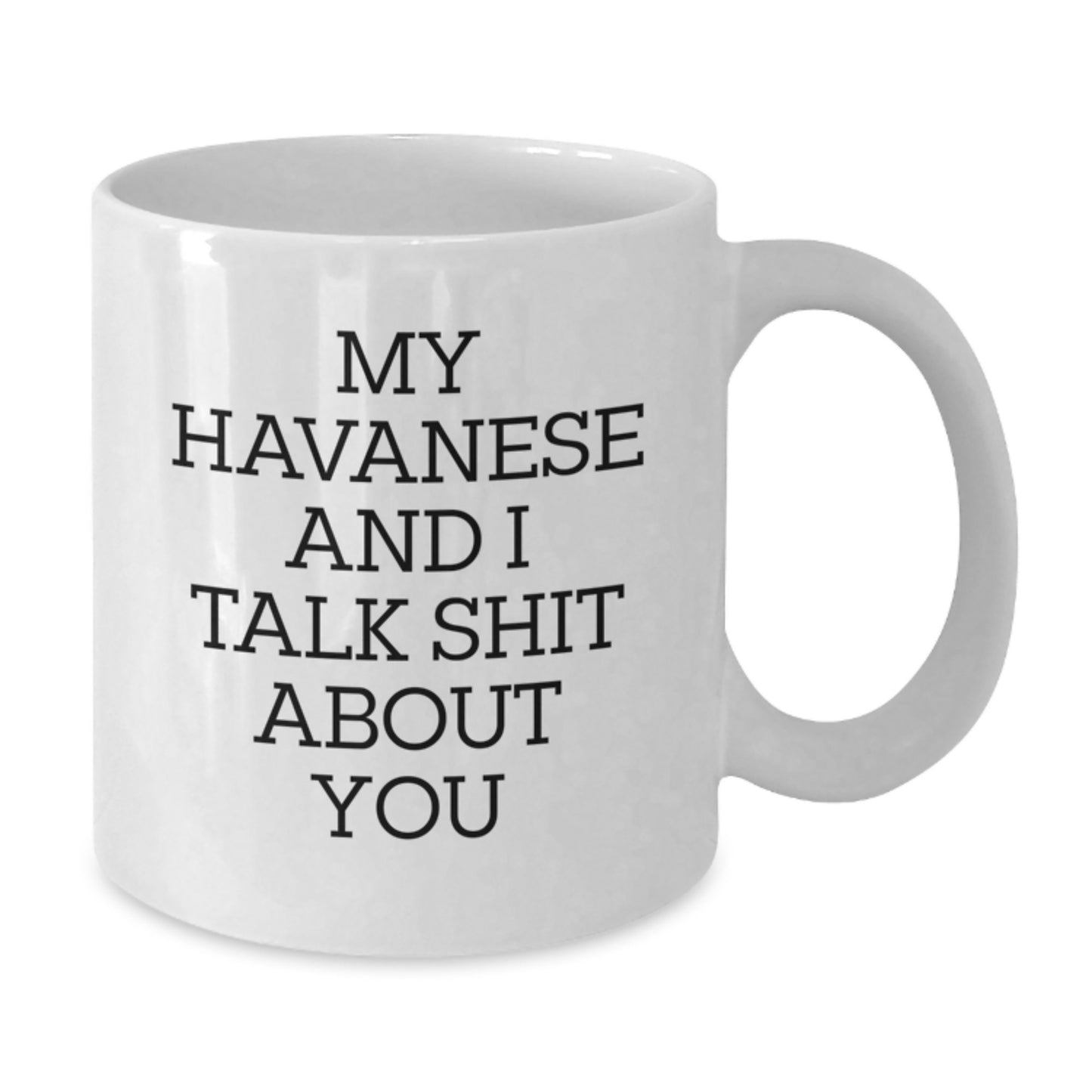 Havanese Dog Keepsake White Coffee Mug for Him Birthday Gift - Additional