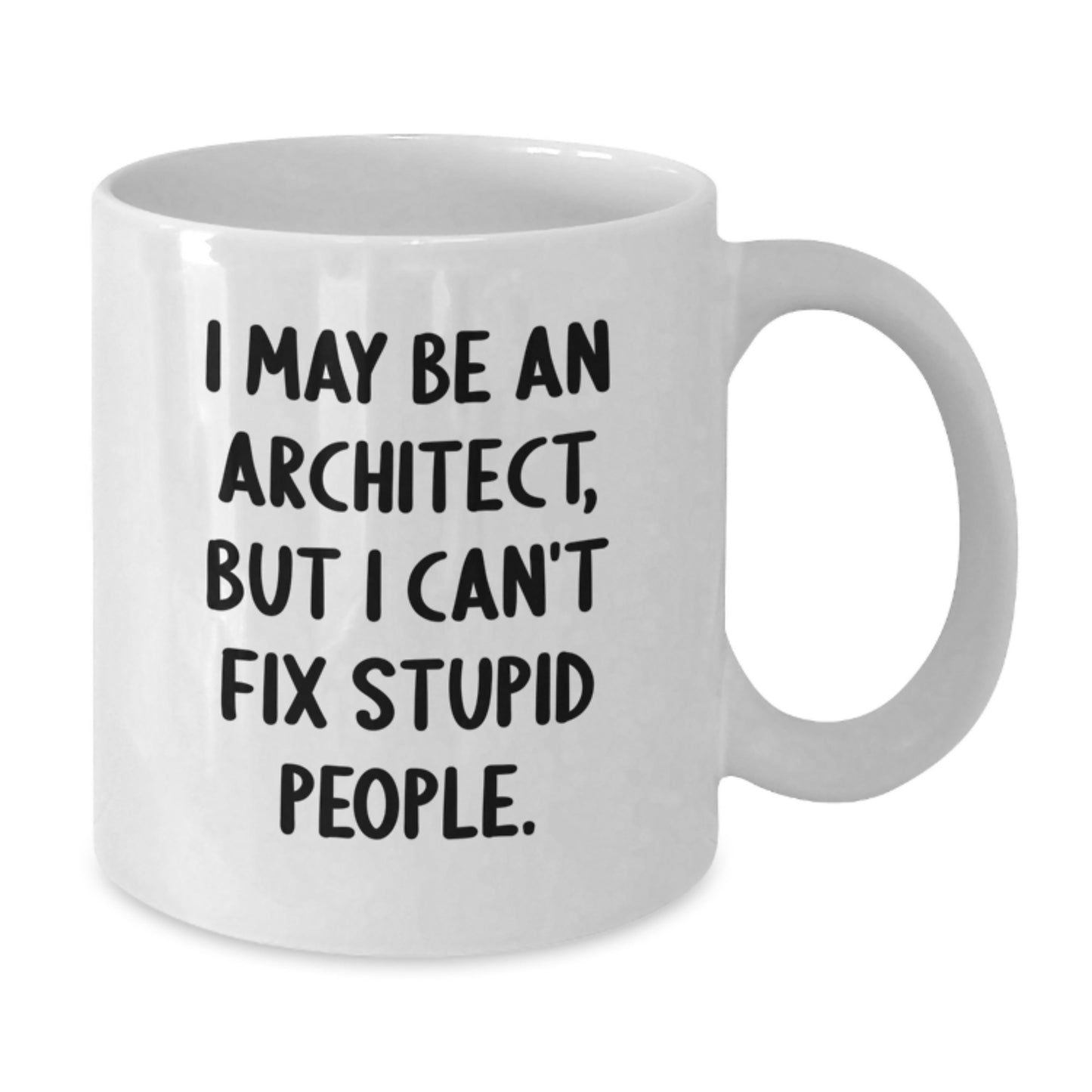 Architect Keepsake White Coffee Mug for Him Birthday Surprise Gift - Additional