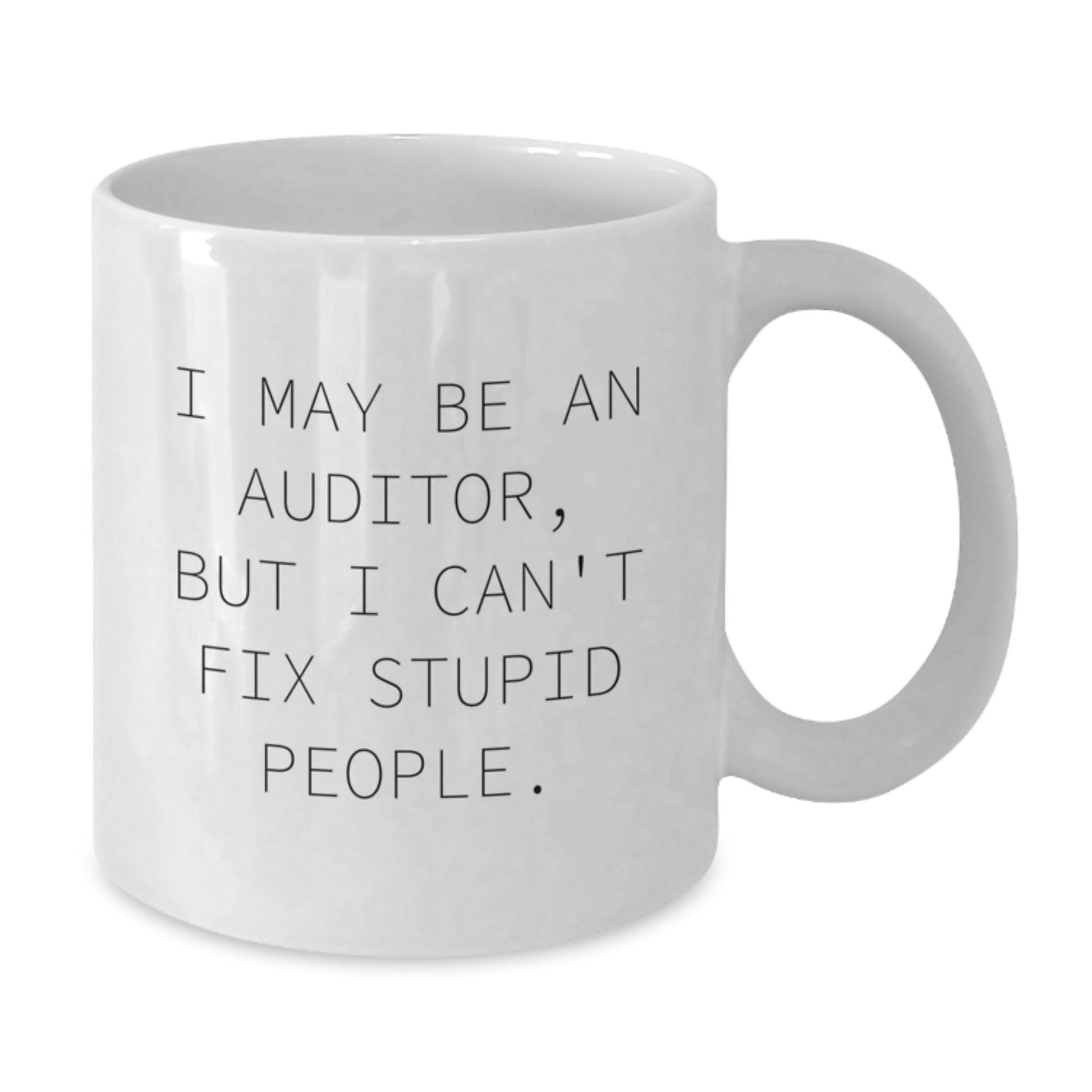 Auditor Keepsake White Coffee Mug Birthday Gift for Him - Additional