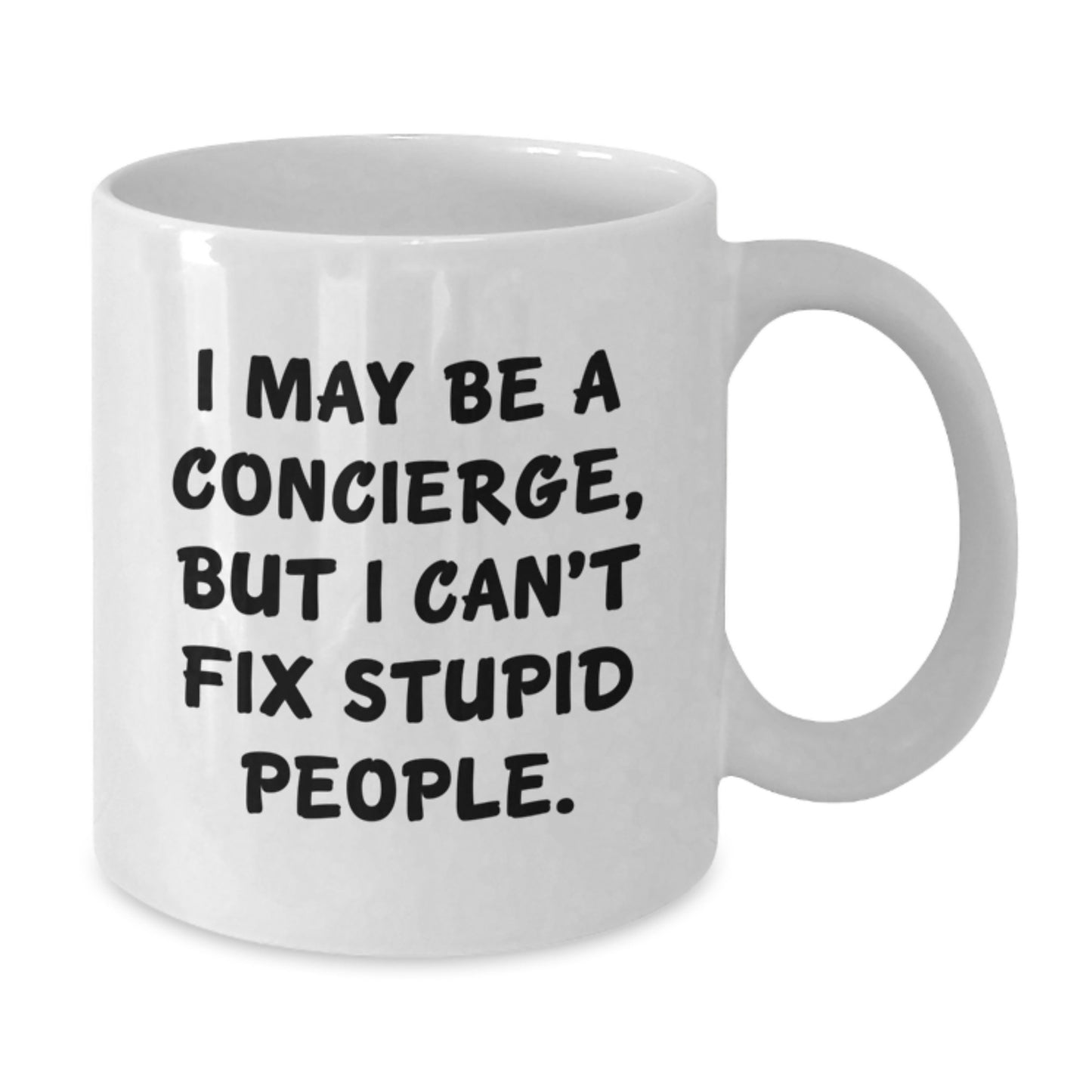 Birthday Gift Concierge White Coffee Mug for Her Present - Additional