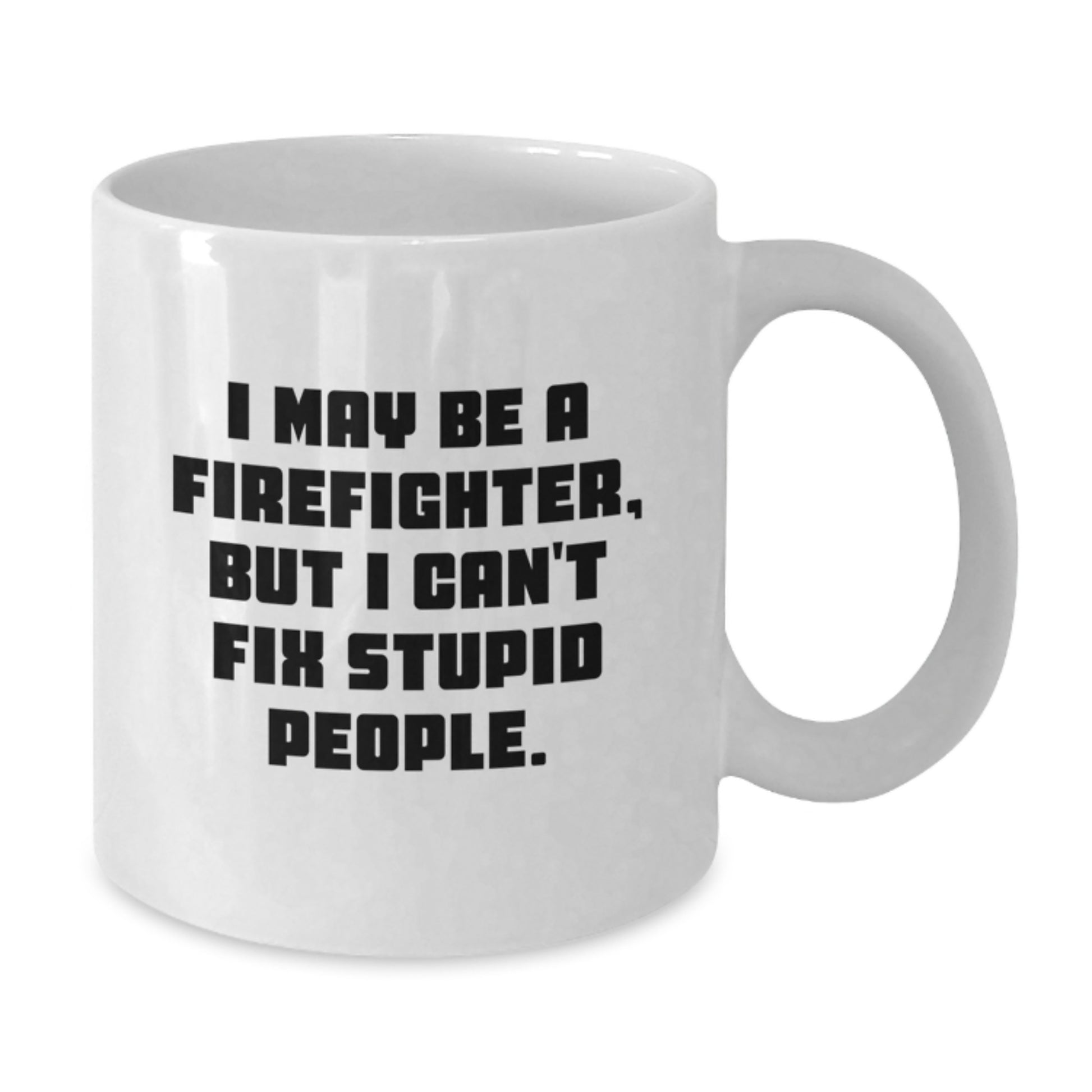Firefighter Keepsake Ceramic Mug for Him Surprise Birthday Gift 11oz - Additional