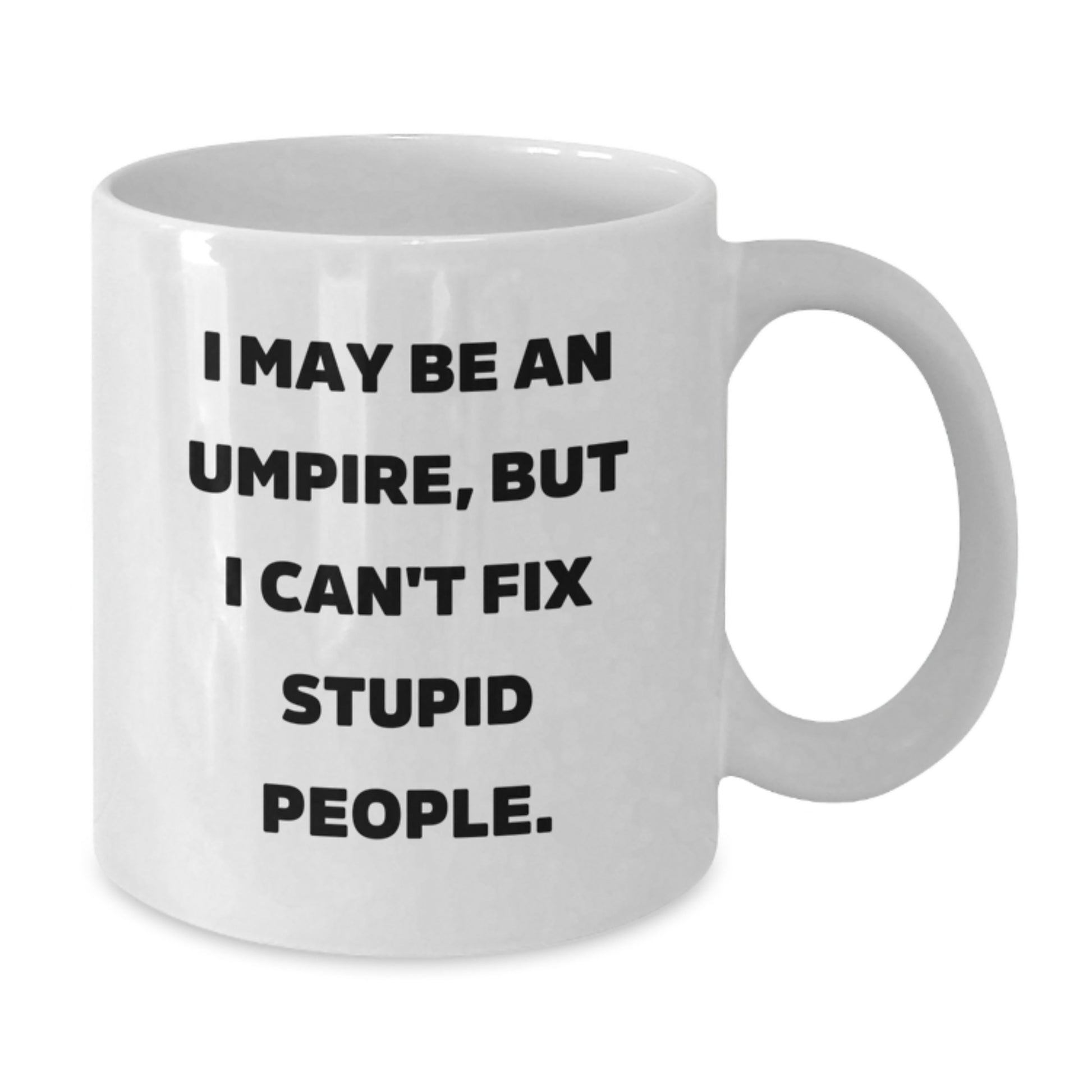 Funny Umpire Gifts from Men to Umpire Enthusiasts on Mother's Day Unique White Coffee Mugs - Additional