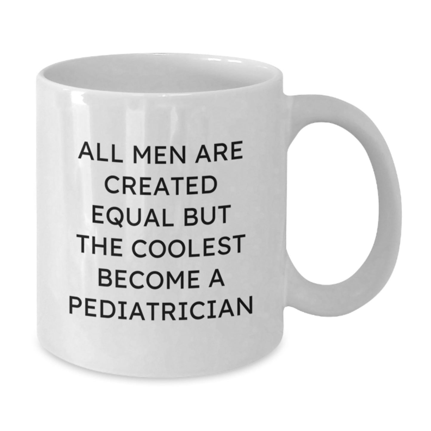 Gifts from Family Friends for the Coolest Pediatrician White Coffee Mug, Funny Quote - Additional