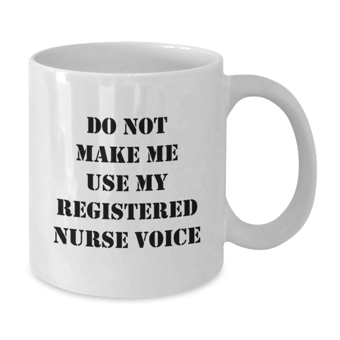 Birthday Gift for Her Registered Nurse White Coffee Mug Ceramic Present - Additional