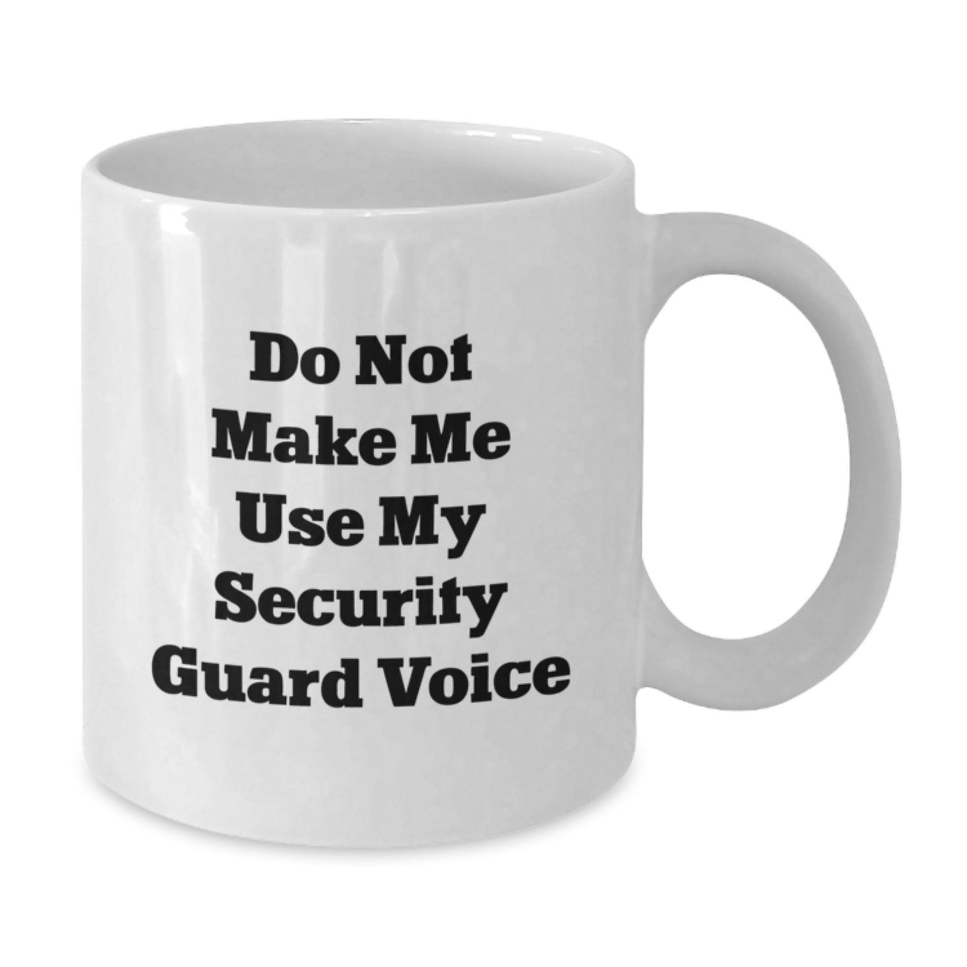 Security Guard Keepsake Ceramic White Mug for Him Birthday Gift - Additional