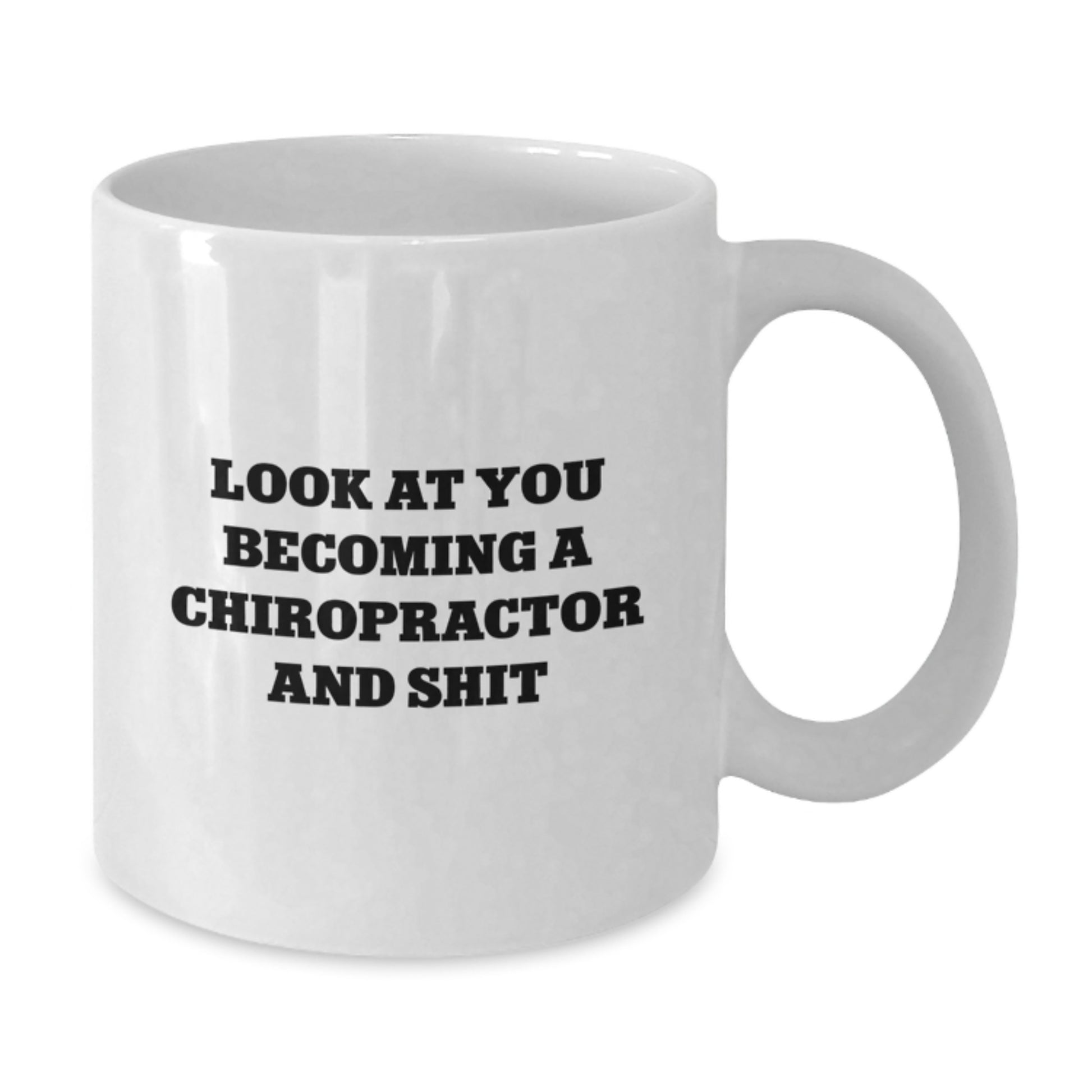 Chiropractor Keepsake Ceramic White Coffee Mug for Him Birthday Gift - Additional