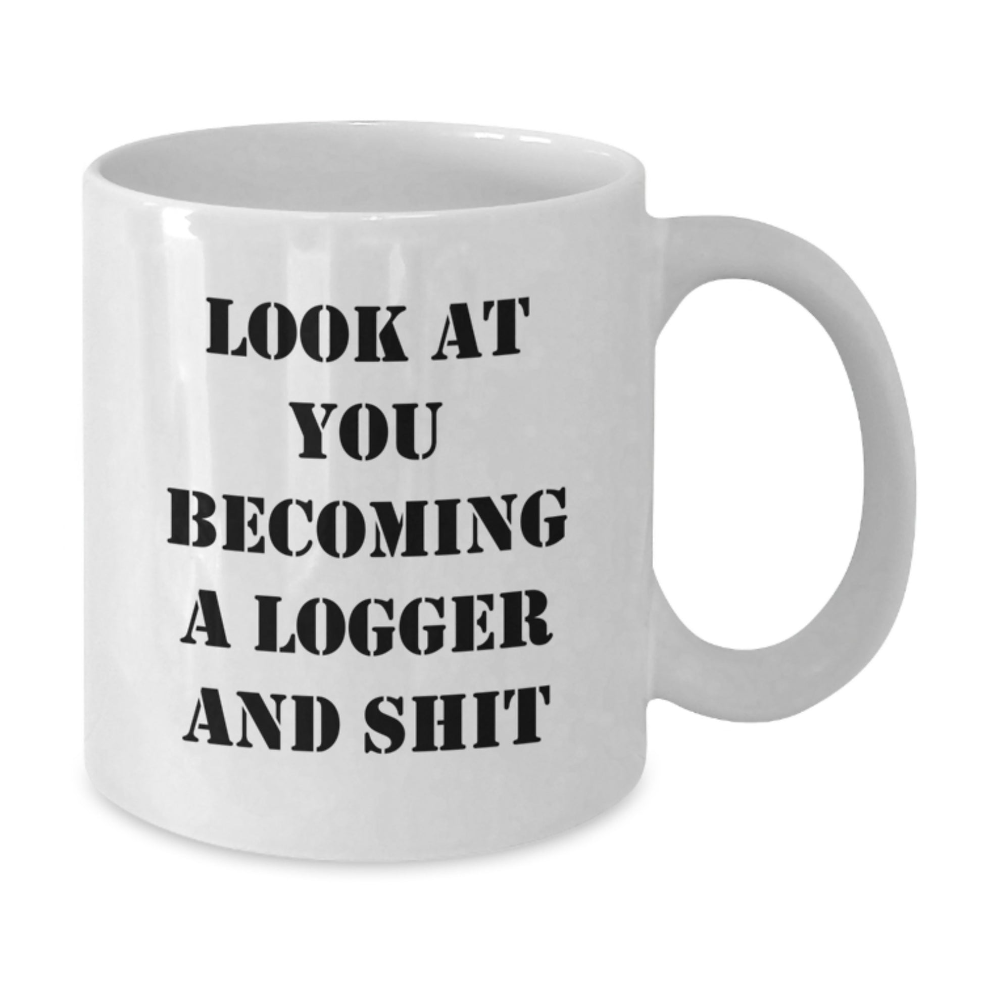 Logger Keepsake Coffee Mug for Him 11oz Microwave Safe Graduation Gift - Additional