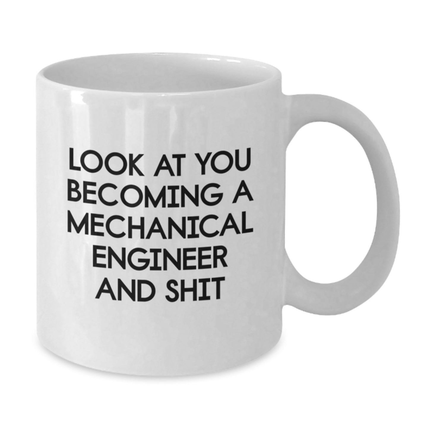 Mechanical Engineer Keepsake White Coffee Mug for Him Graduation Gift - Additional