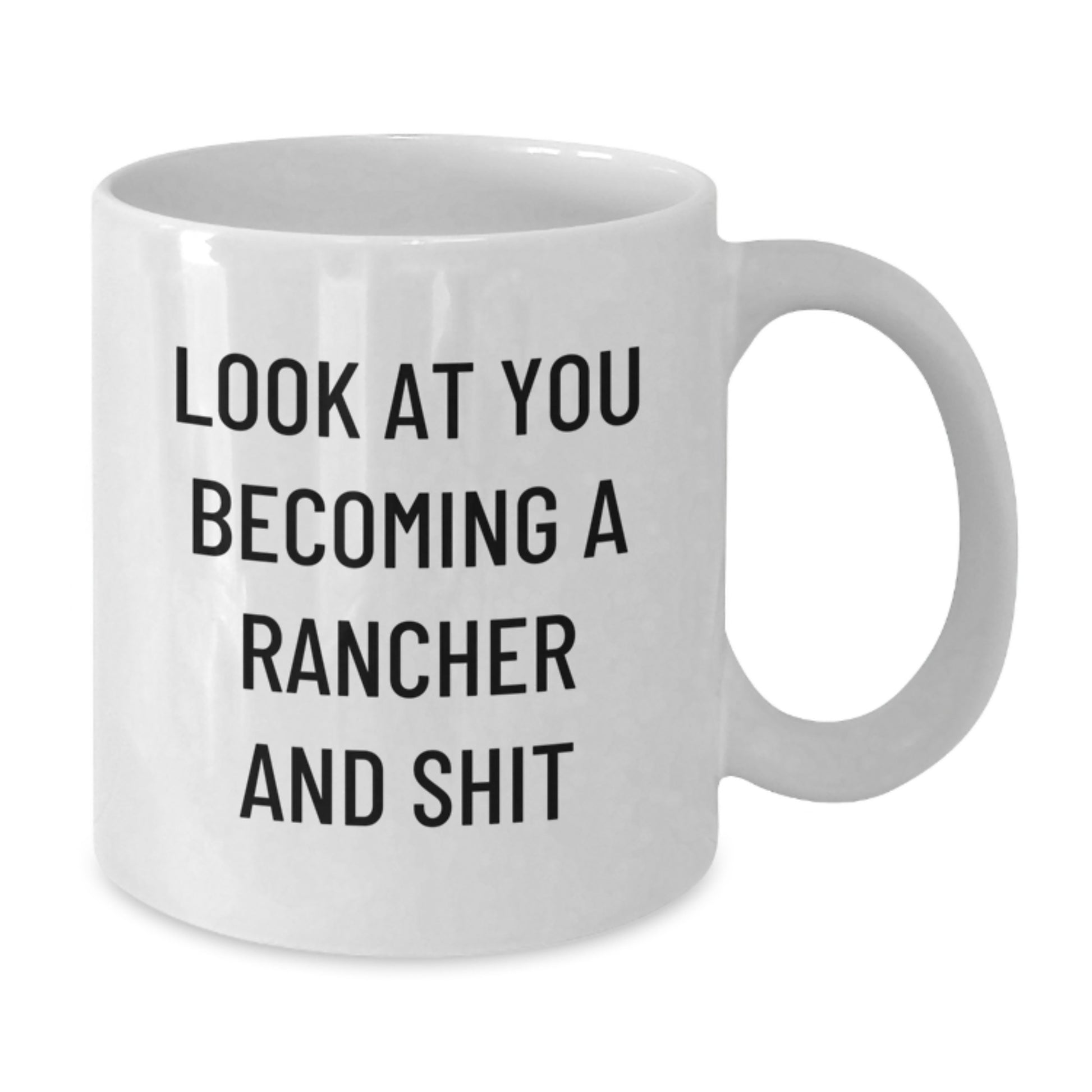 Rancher Novelty Mug for Friends Birthday Gift – 11oz White Ceramic - Additional