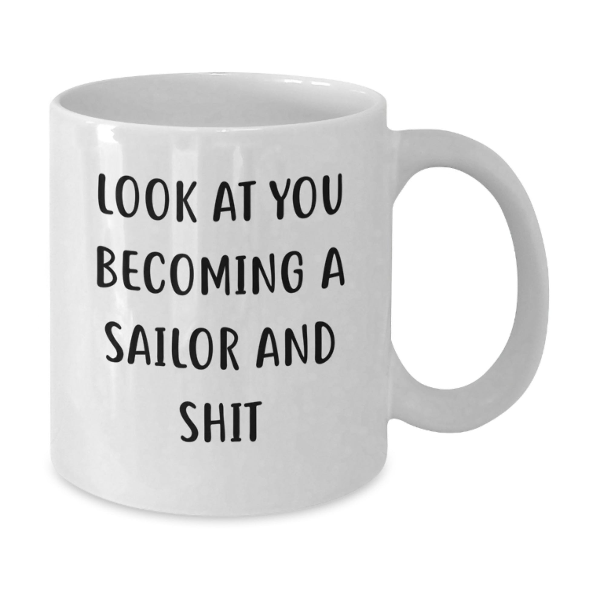 Sailor Crews White Coffee Mug Keepsake for Him Birthday Gift - Additional