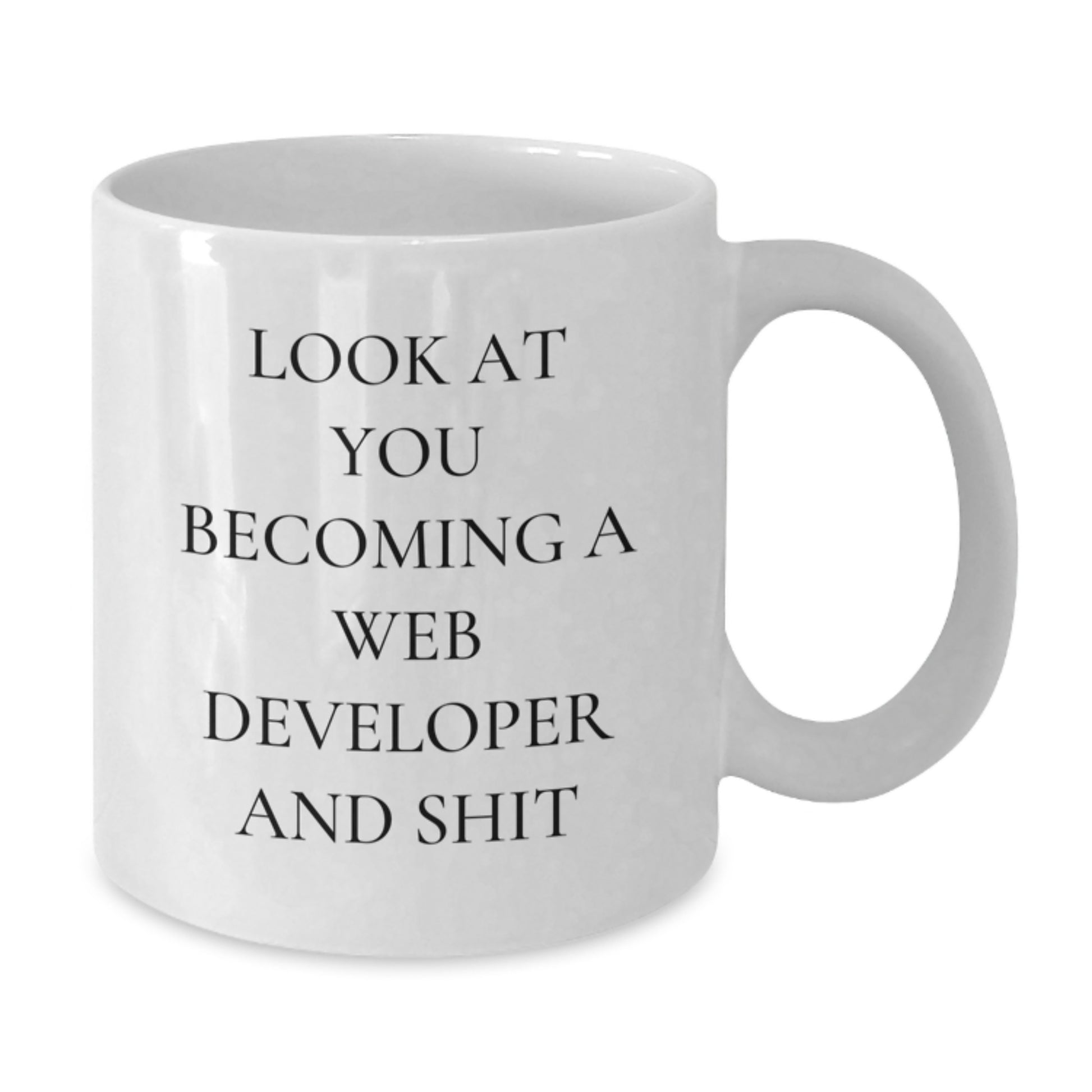 Web Developer Gifts Funny Quote White Coffee Mug for Men Women Friends Coworkers Family, Perfect Graduation Unique Gifts from Friends to Web Developer - Additional