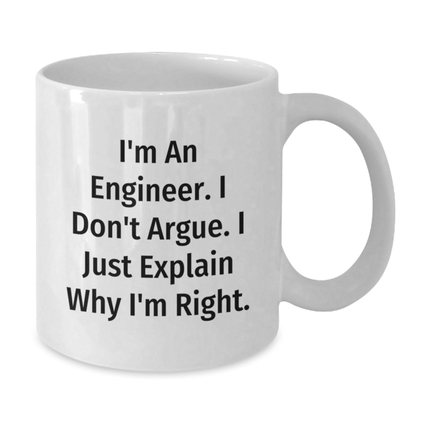 Engineer Keepsake Premium Ceramic White Coffee Mug for Him Birthday Gift - Additional