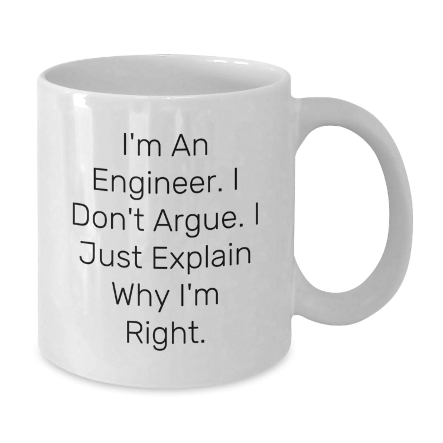 Birthday Gift Engineer Keepsake White Coffee Mug for Her - Additional