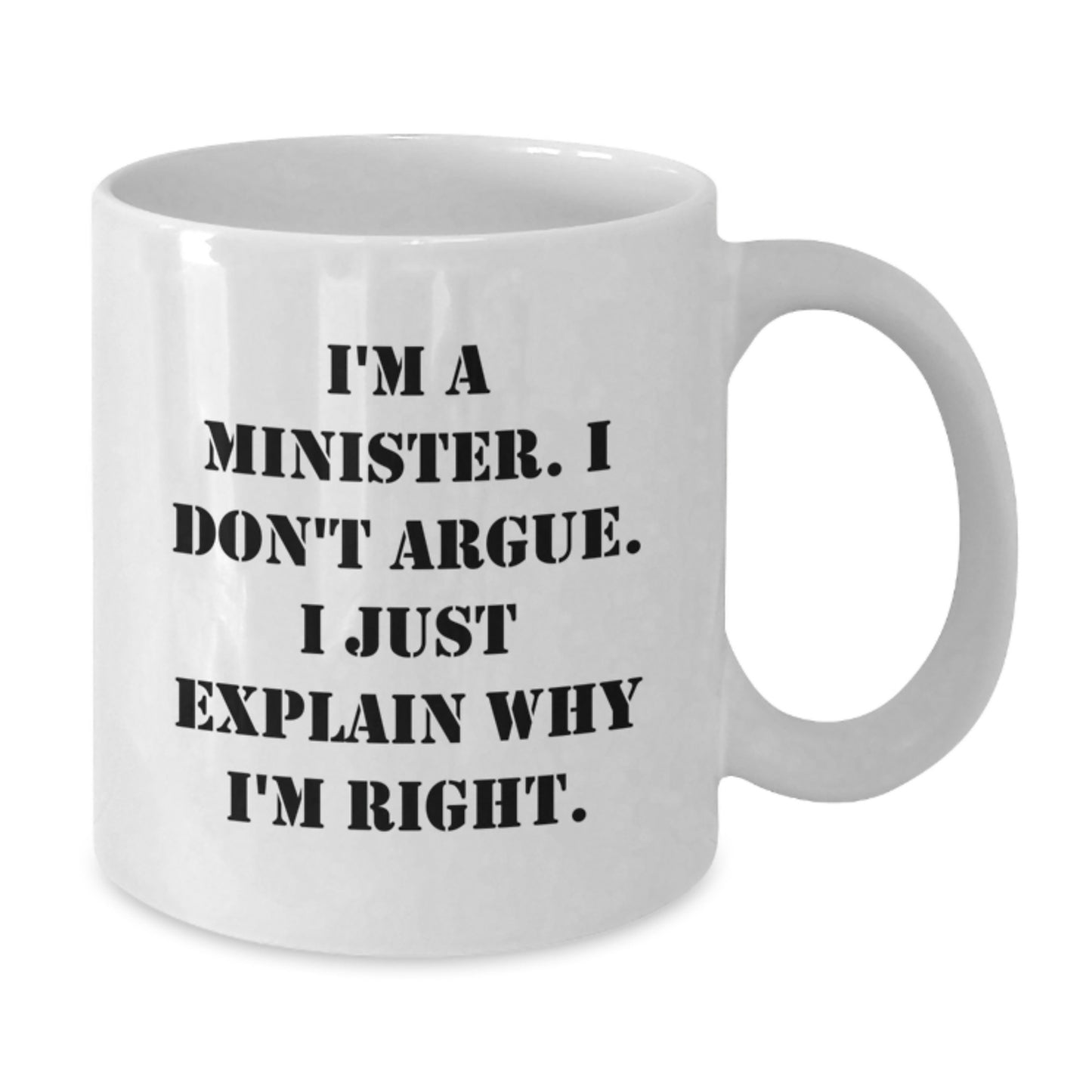 Minister Keepsake White Coffee Mug for Him Birthday Gift Ceramic 11oz - Additional