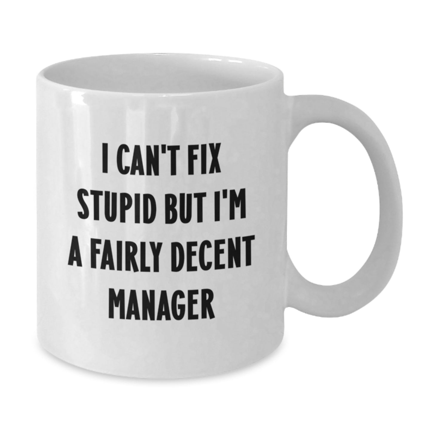 Funny Manager White Coffee Mug Gifts from Men for Graduation Unique - Additional