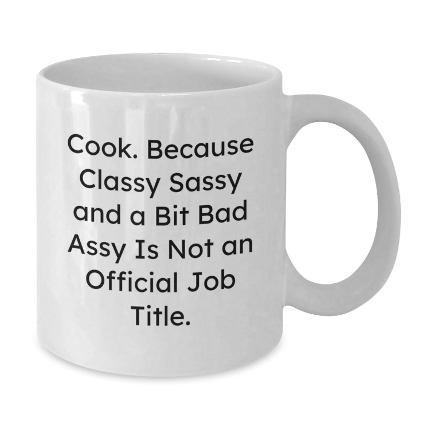 Birthday Gift Cook White Coffee Mug for Her Present, 11oz and 15oz - Additional