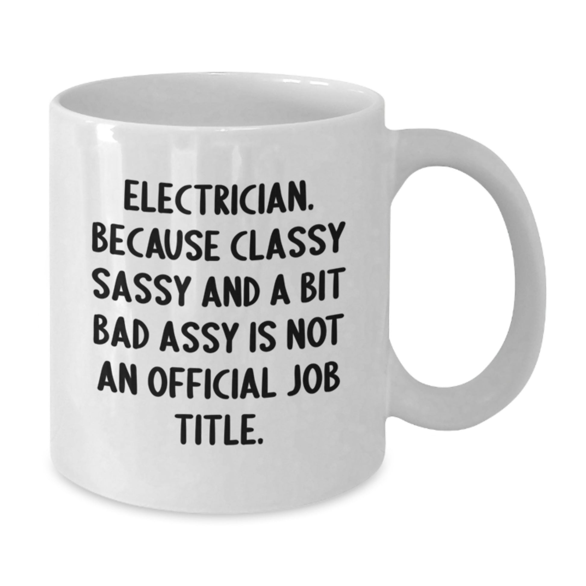 Funny Electrician Gifts for Men from Friends, White Coffee Mug for Electrician Graduation Unique - Additional