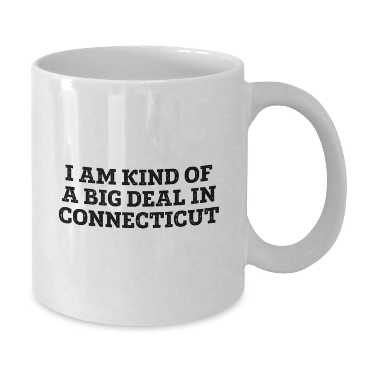 Funny Connecticut Gifts for Connecticut Moms - White Coffee Mug with 'I Am Kind Of A Prime Selection In Connecticut' - Ideal Gift from Men to Mothers - Additional