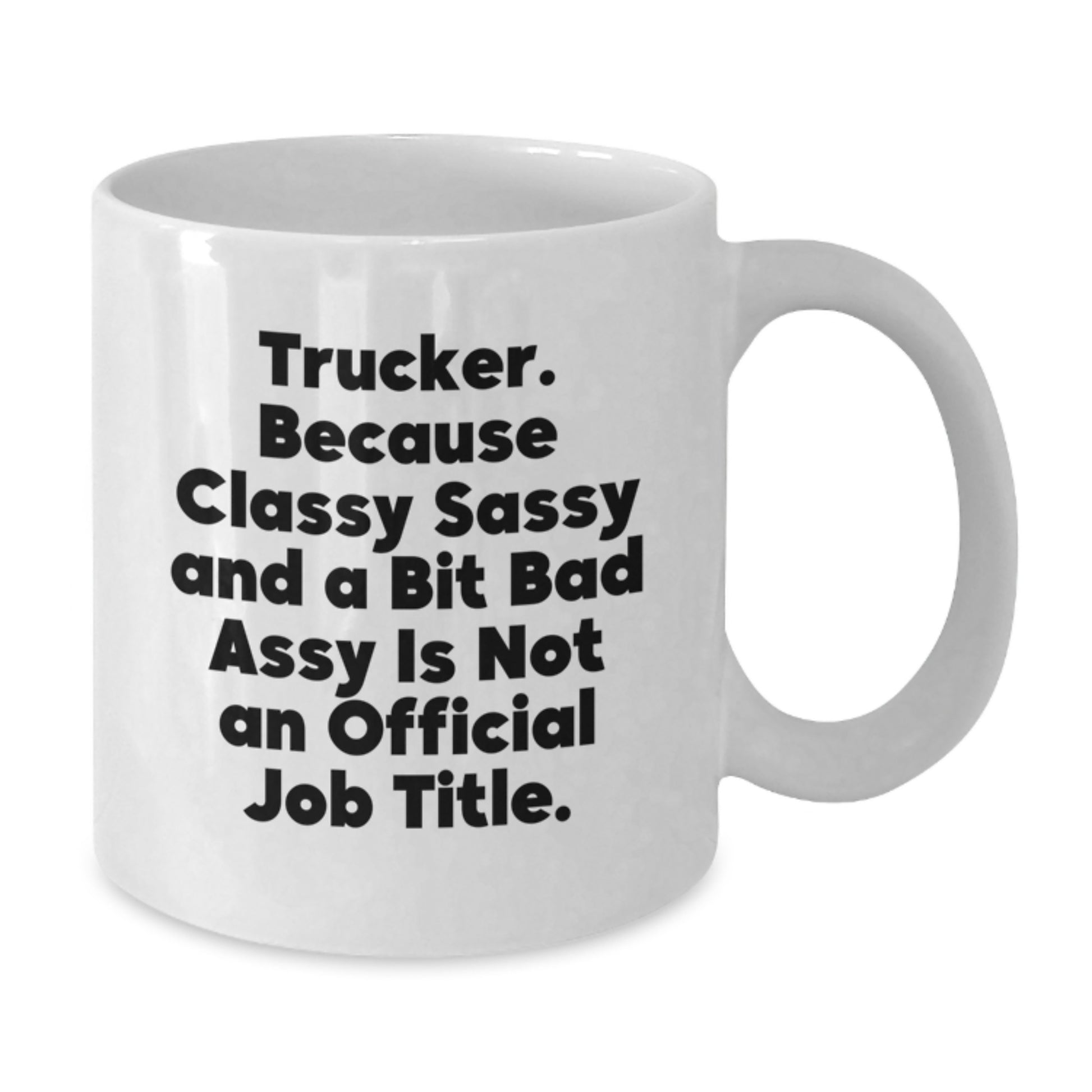 Trucker Keepsake White Mug for Him Birthday Gift – 11oz Ceramic - Additional