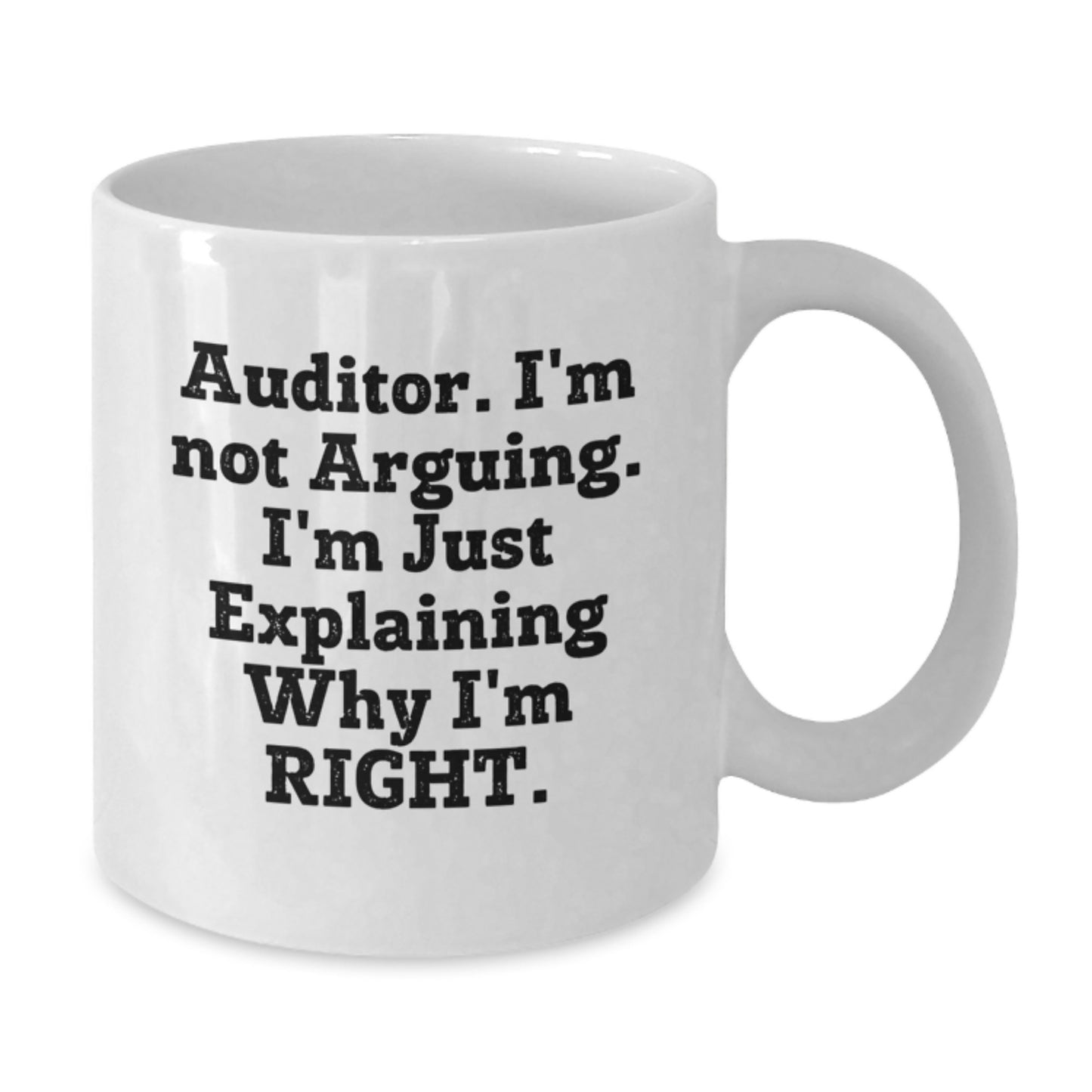 Birthday Gift Auditor White Mug for Her – Keepsake Present - Additional