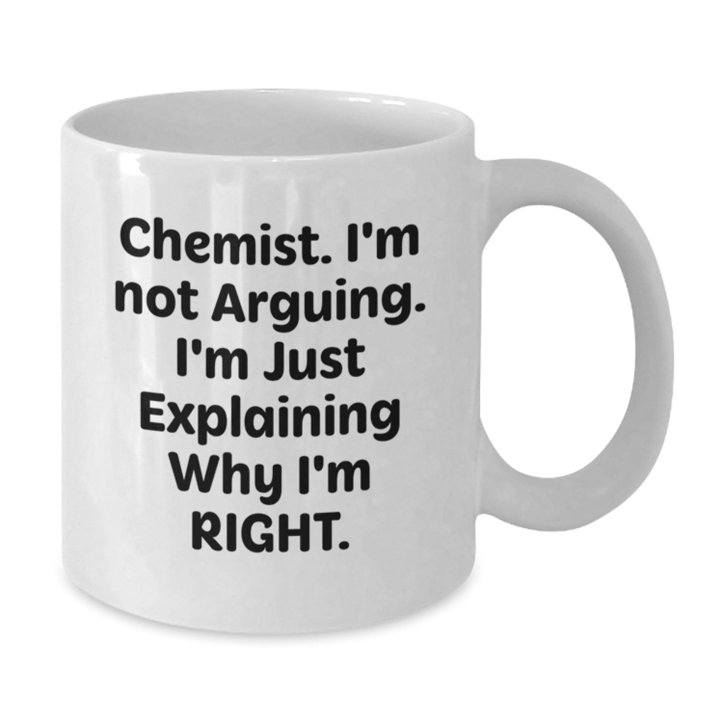 Witty Chemist Novelty White Coffee Mug Birthday Gift for Friends Present - Additional