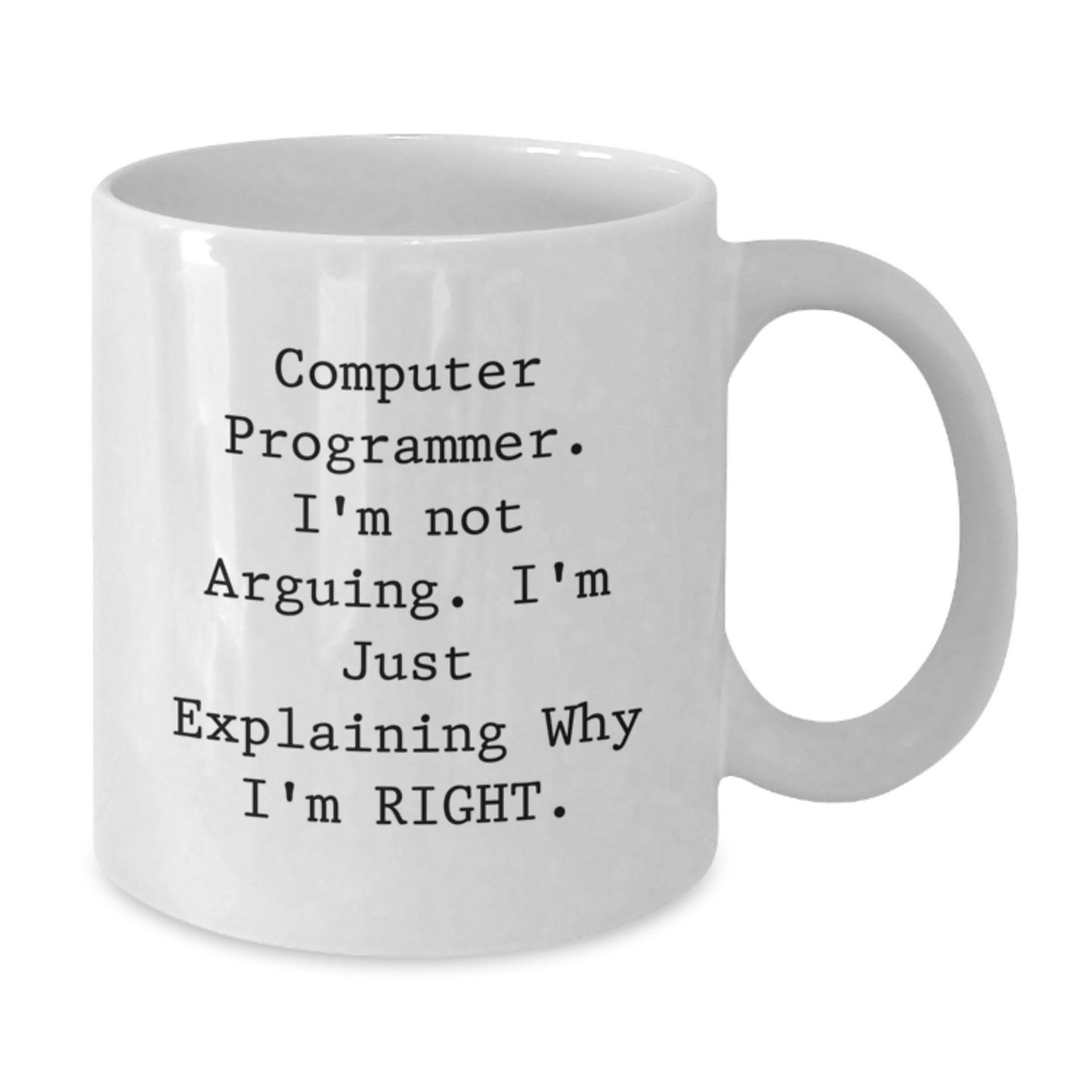 Funny Computer Programmer Graduation Unique Gifts from Friends Women to Computer Programmer Men, White Coffee Mug,  - Additional