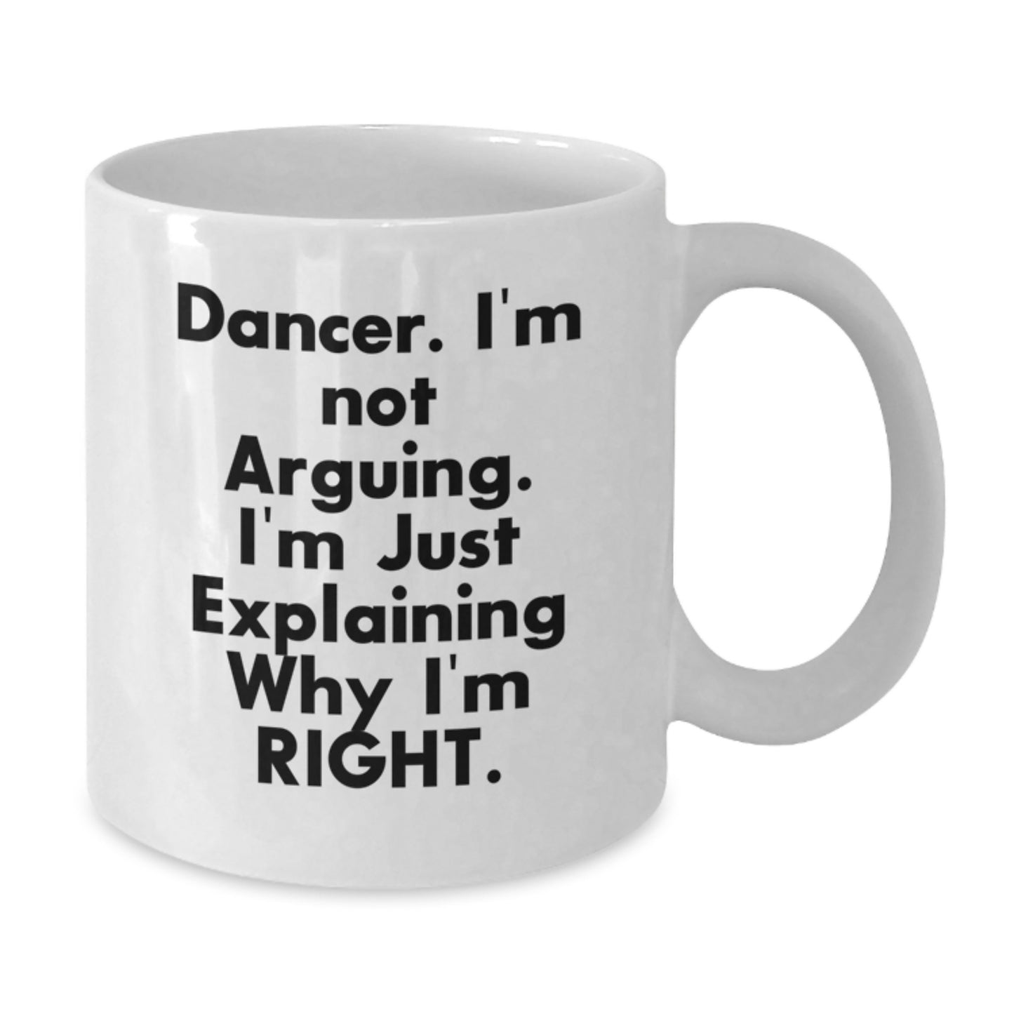 Funny Dancer Gifts for Her, White Coffee Mug, Graduation Unique Gifts from Mom - Additional