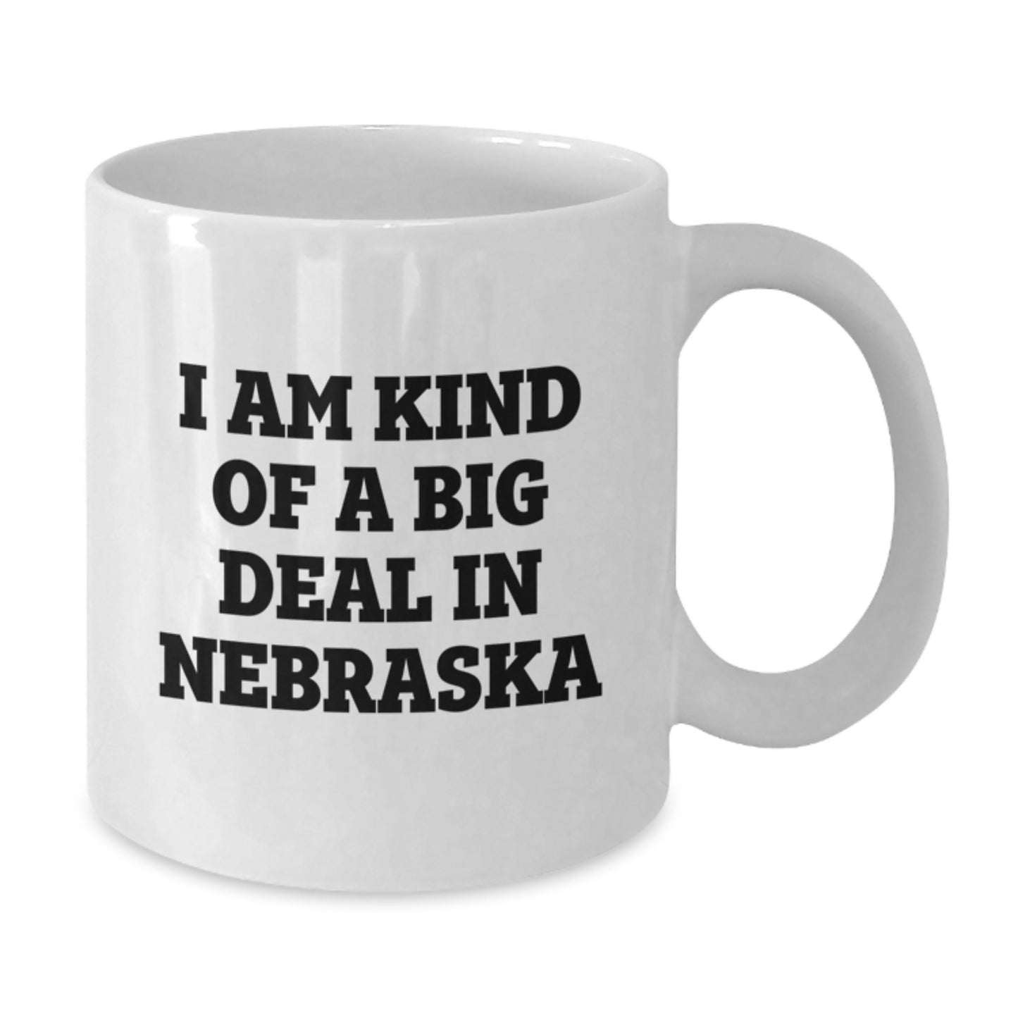 Nebraska Keepsake White Ceramic Coffee Mug for Him Birthday Gift - Additional