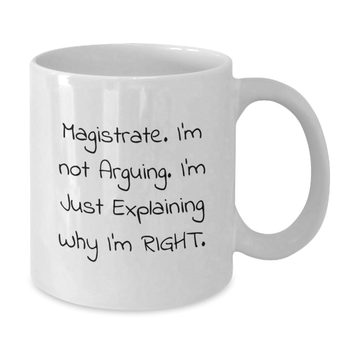 Magistrate White Coffee Mug Keepsake Birthday Gift for Him - Additional