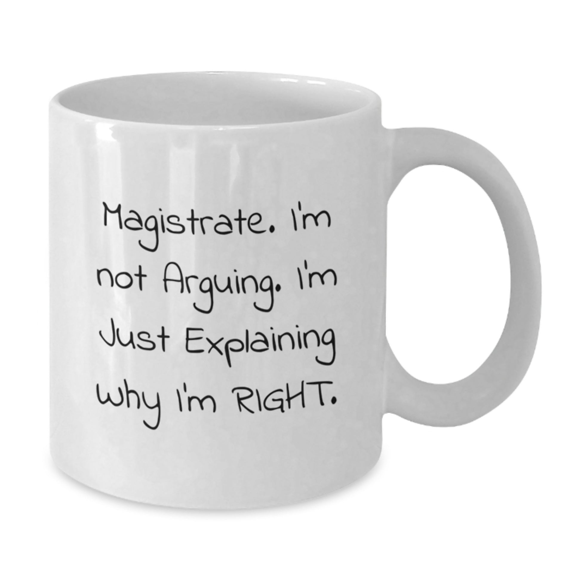 Magistrate White Coffee Mug Keepsake Birthday Gift for Him - Additional