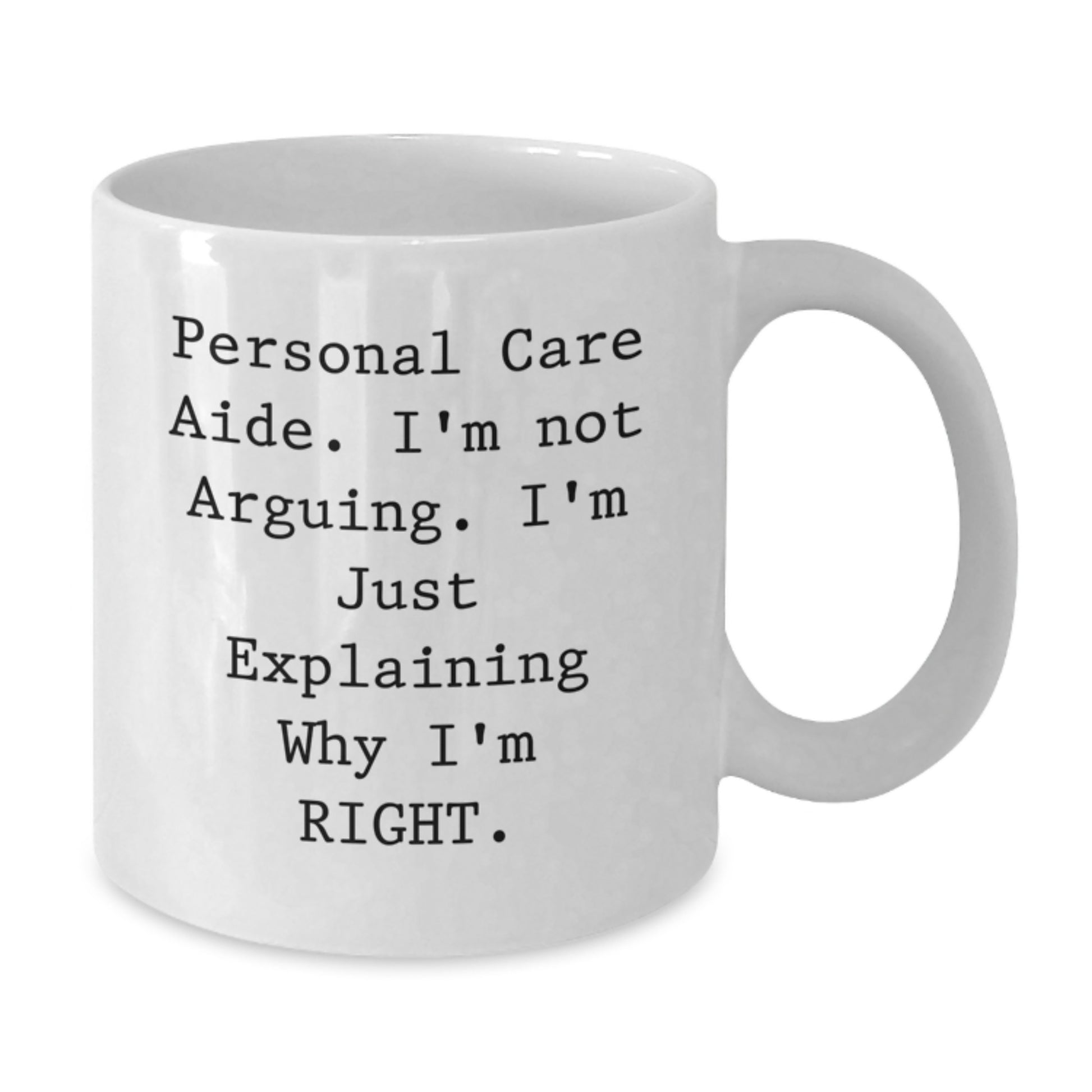 Personal Care Aide Keepsake White Mug for Him Birthday Gift - Additional
