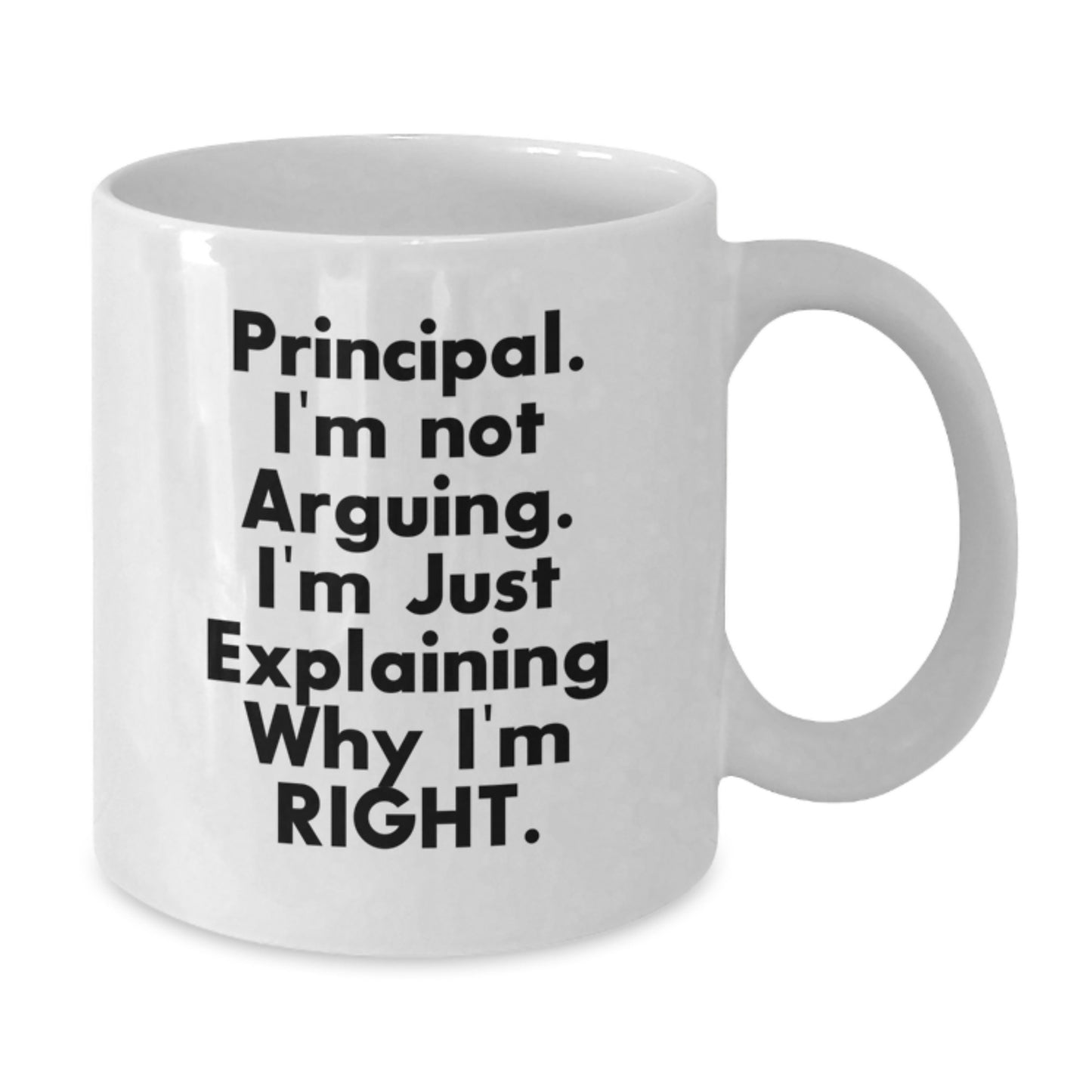 Birthday Gift for Her Principal White Ceramic Mug Keepsake Present 11oz - Additional