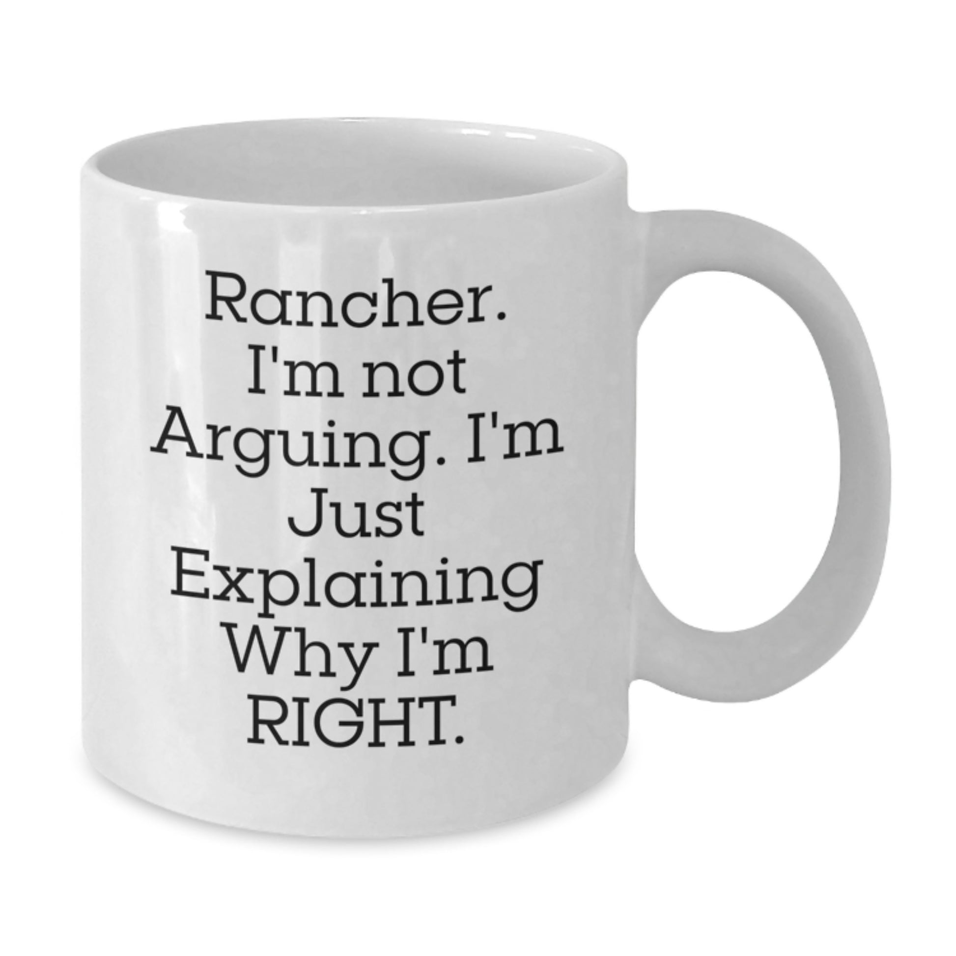 For Him Rancher Keepsake White Coffee Mug Birthday Surprise Gift - Additional