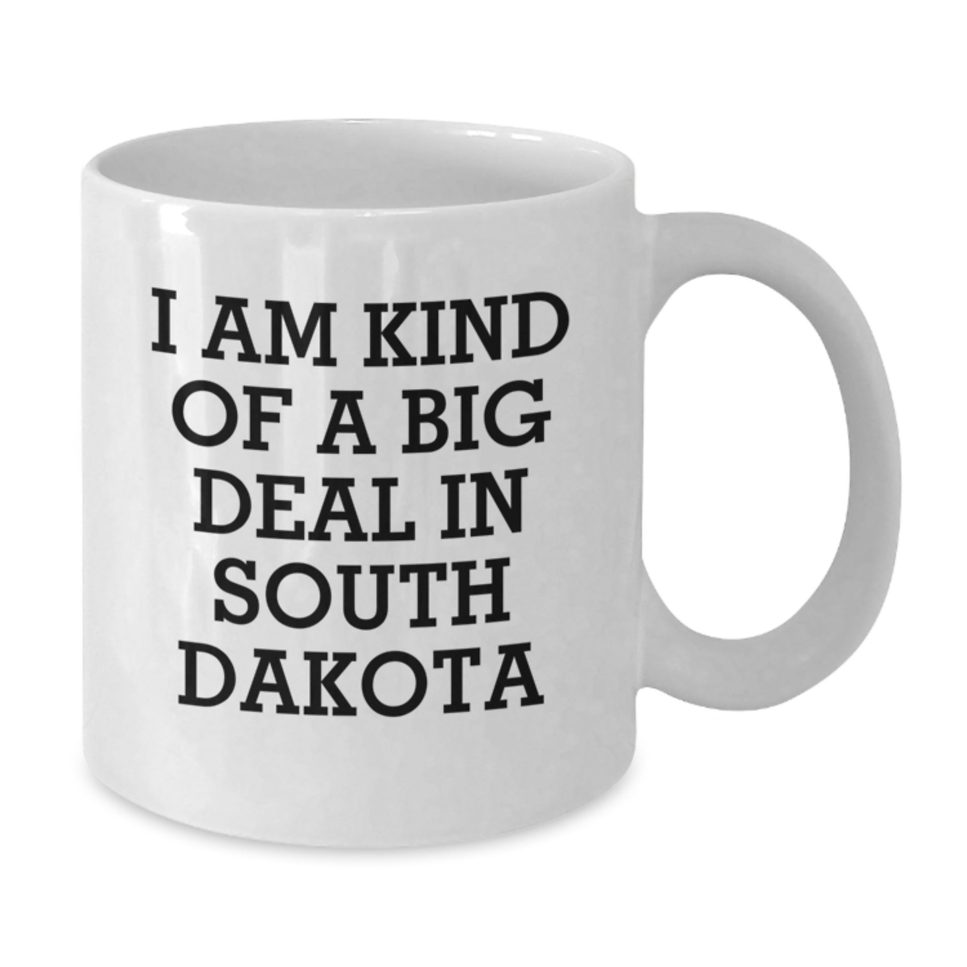 Unique South Dakota Gifts for Dad from Men, Funny White Coffee Mugs with 'I Am Kind Of A Prime Selection In South Dakota' Quote, Father's Day Unique Gifts - Additional