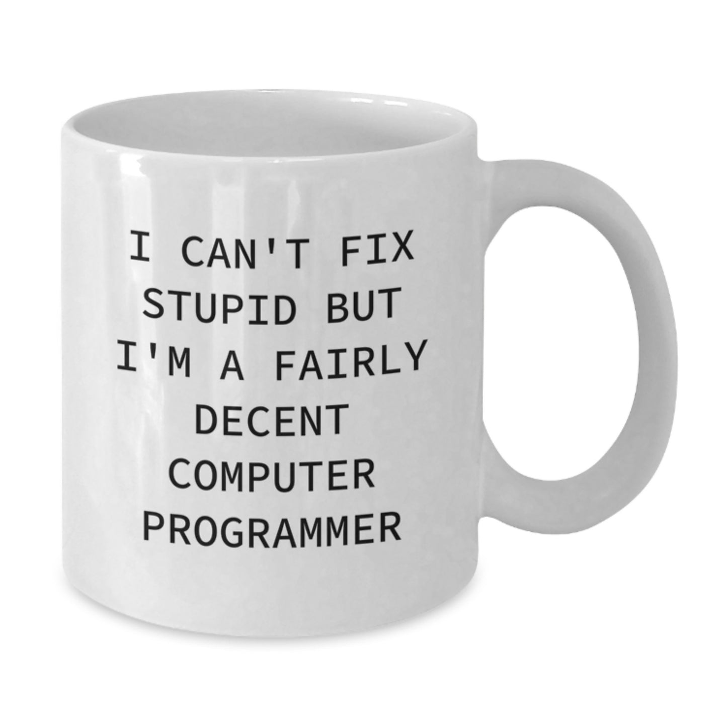 Funny Computer Programmer White Coffee Mug, Gifts for Computer Programmer Friends, Unique Graduation Gifts from Family - Additional