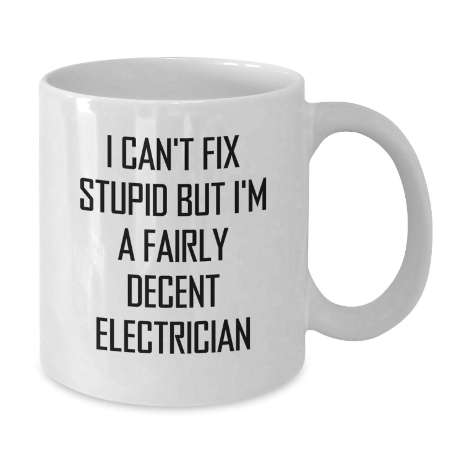 Funny Electrician Gifts from Men to Electrician Friends - White Coffee Mug for Electrician Graduation Unique - Additional