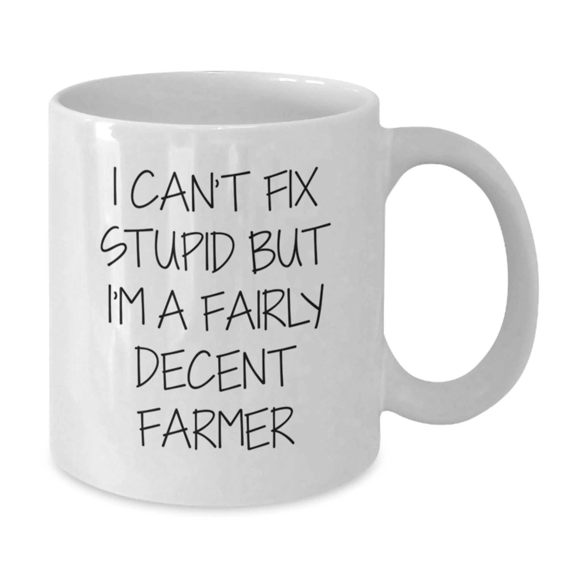 Funny Farmer Quotes Gifts for Men Friends from Family - White 11oz or 15oz Ceramic Coffee Mug - Perfect Graduation Unique Gifts Ideas for Farmers - Additional