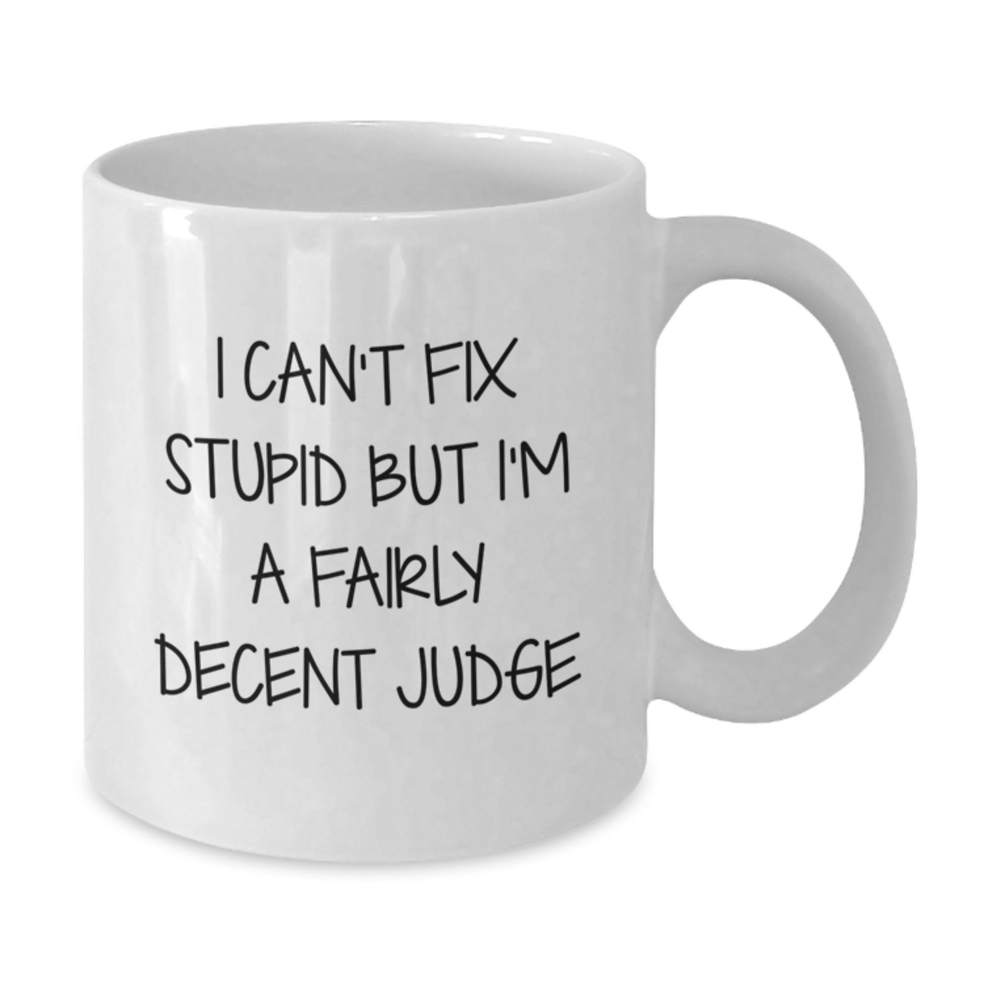 Funny Judge White Coffee Mug Gifts from Friends and Family for Graduation Unique Present Ideas for Him or Her - Additional