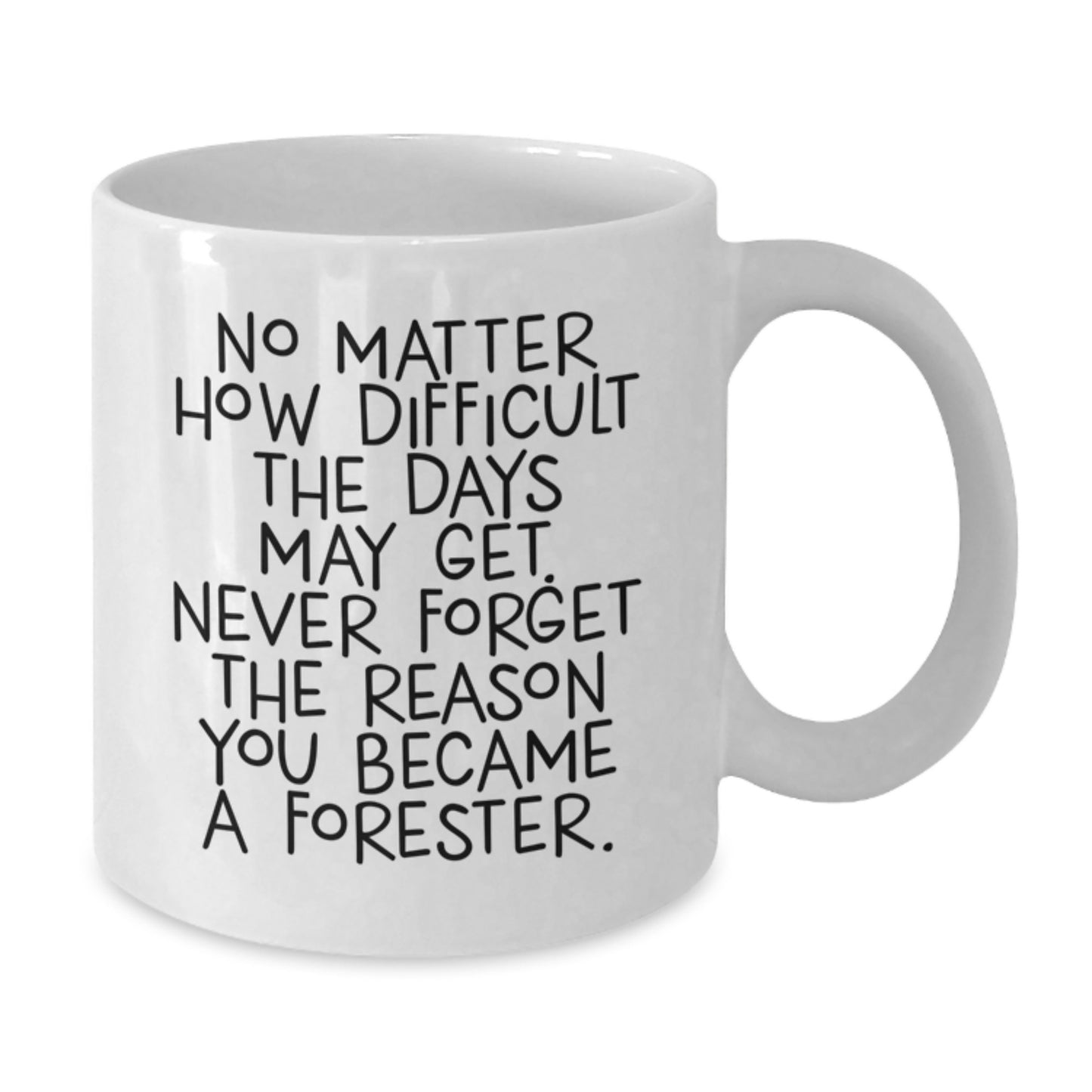 Unique Forester Gifts from Friends, Funny Inspirational White Coffee Mug for Graduation, Forester Enthusiast Quote Lover Mug Gifts for Women, Men, Family, Friends - Additional