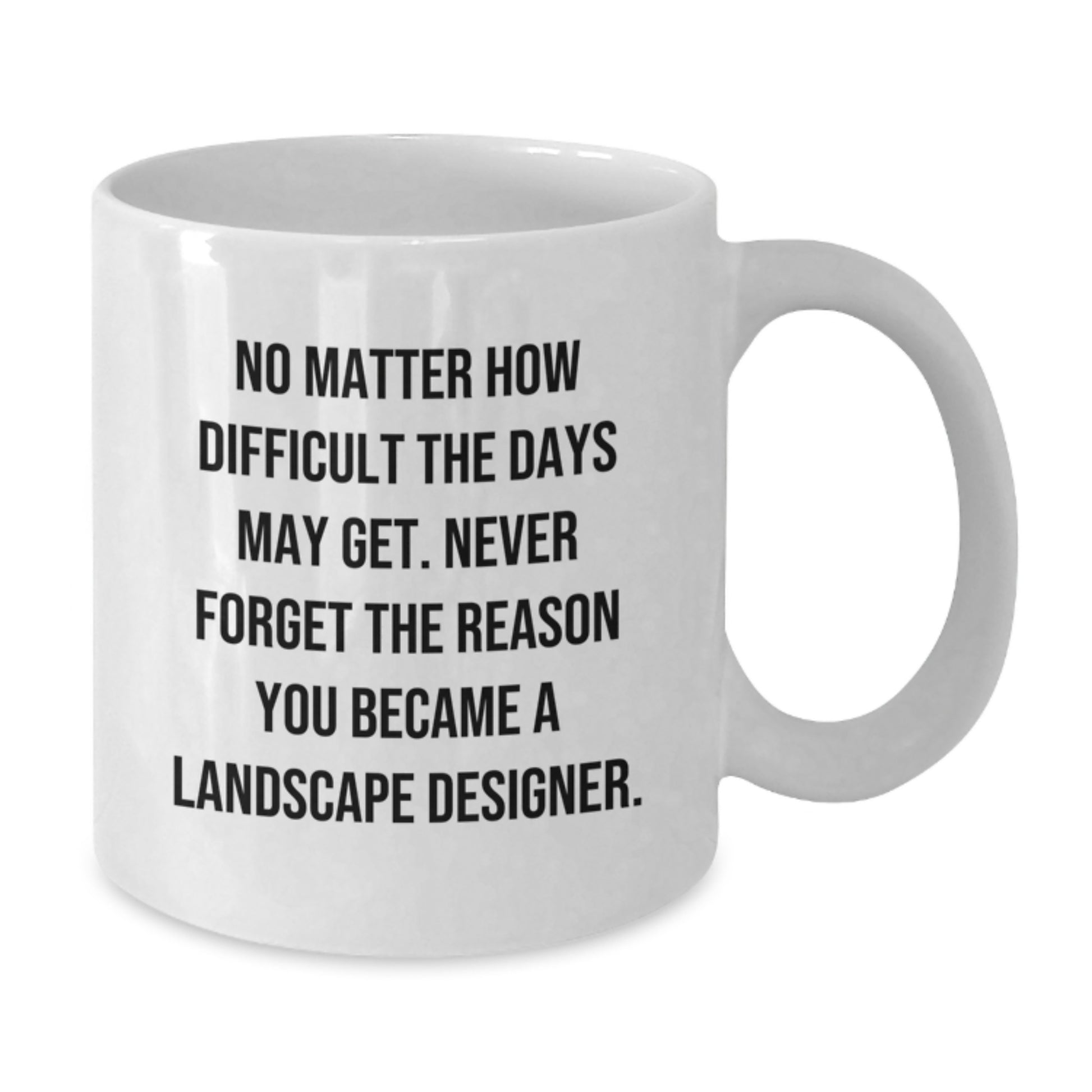Landscape Designer Inspirational White Coffee Mug, Funny Quote Gifts for Landscape Designers, Graduation Unique Gifts from Friends to Family - Additional