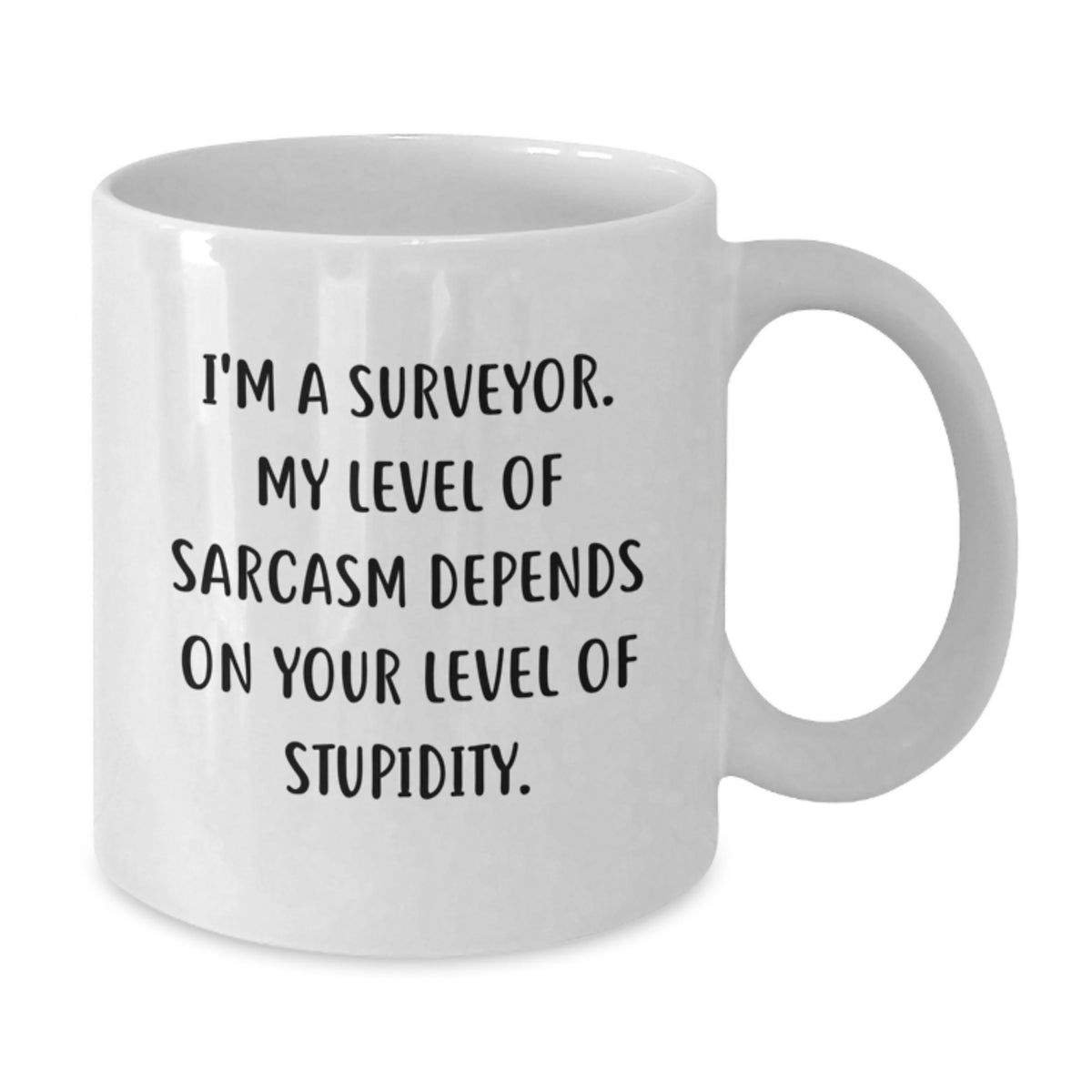 Funny Surveyor Gifts for Men from Friends on Valentine's White Coffee Mug - Additional