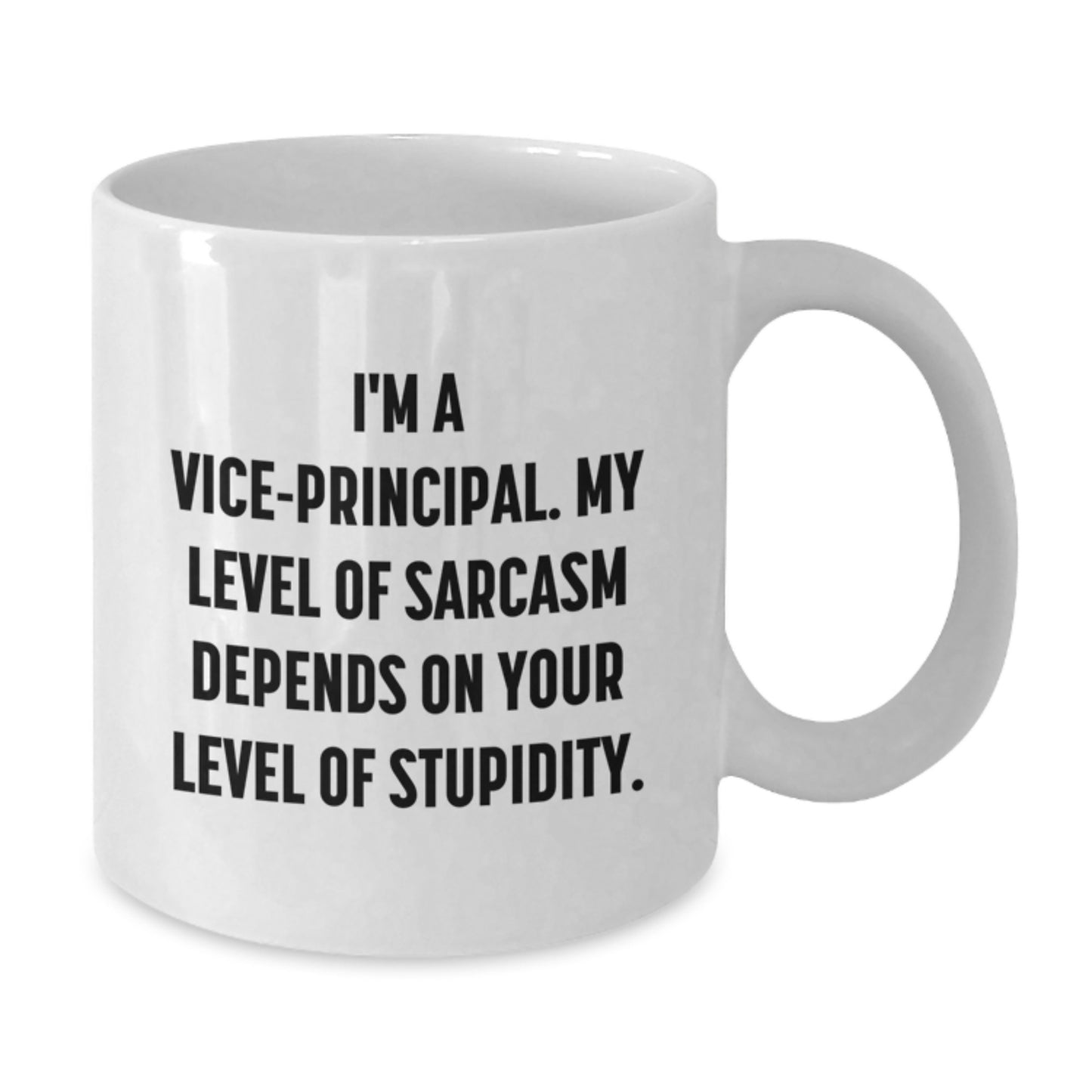 Funny Vice-principal Gifts from Friends to Graduate - Vice-principal White Coffee Mug with Sassy Quote - Graduation Unique Gifts for Vice-principal - Additional